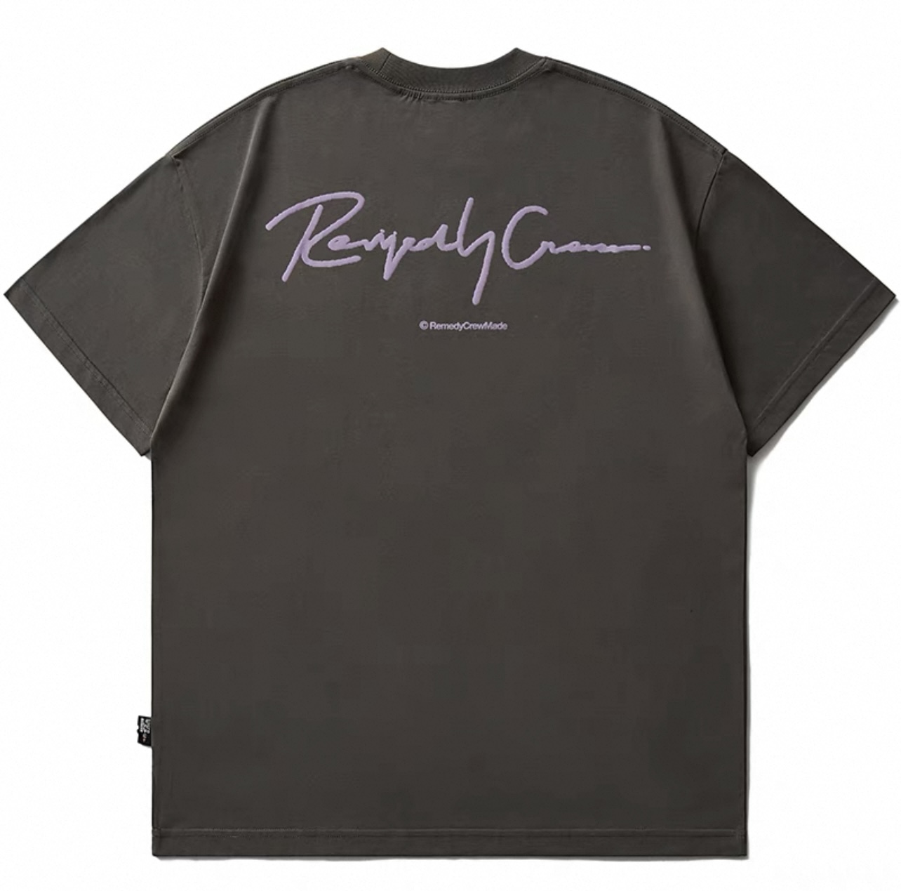 Remedy Crew Signature Logo Tee Dark Grey