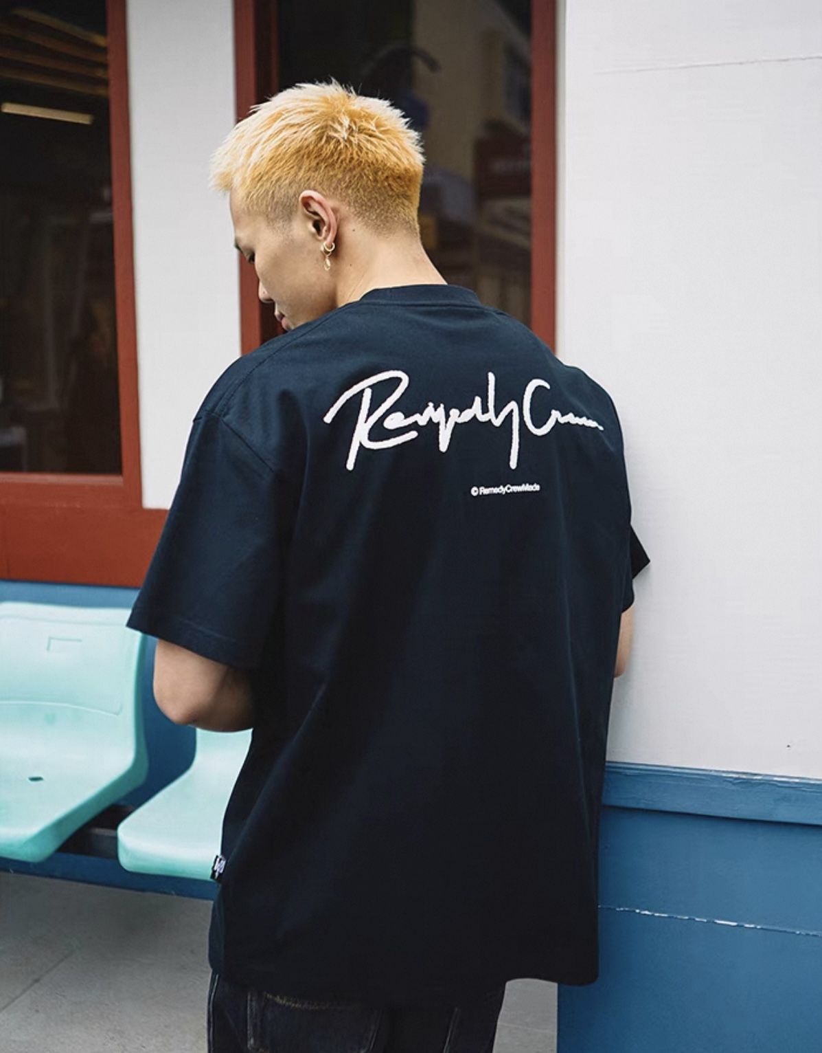 Remedy Crew Signature Logo Tee Black