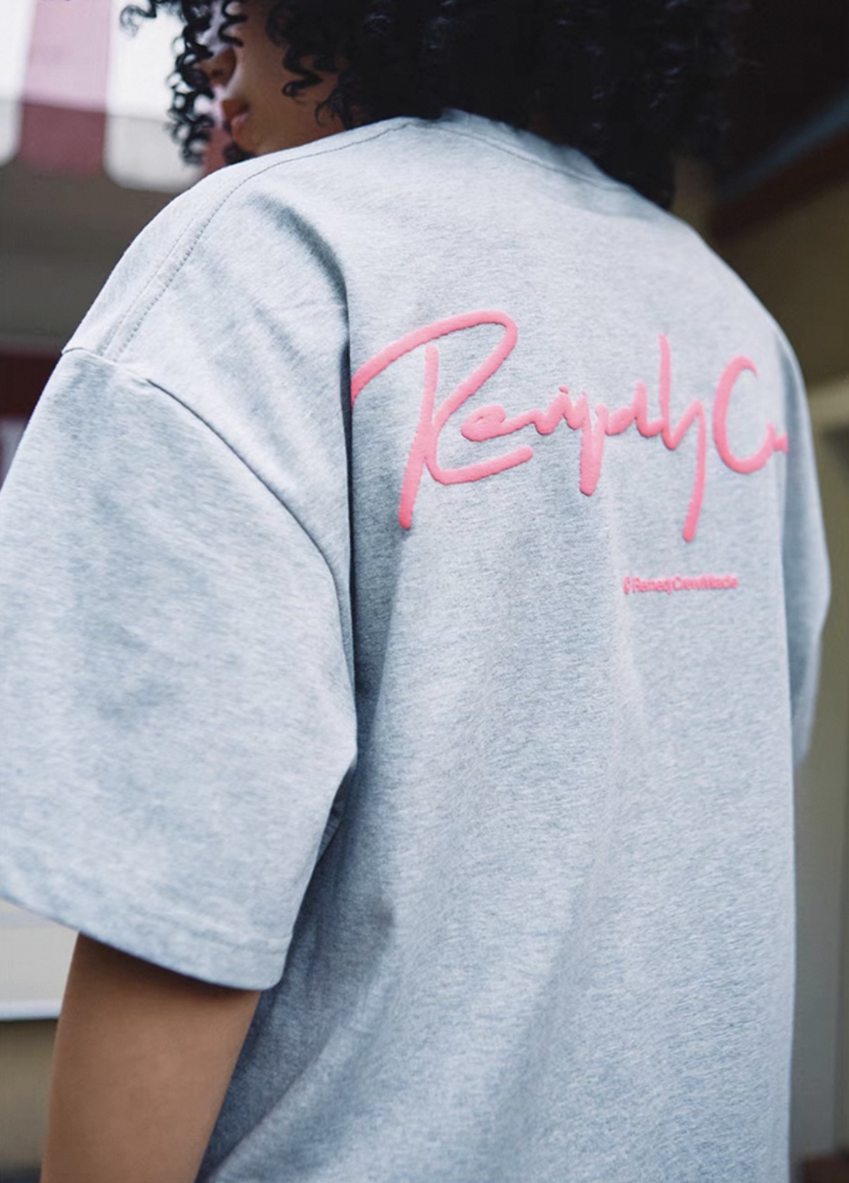 Remedy Crew Signature Logo Tee Light Grey