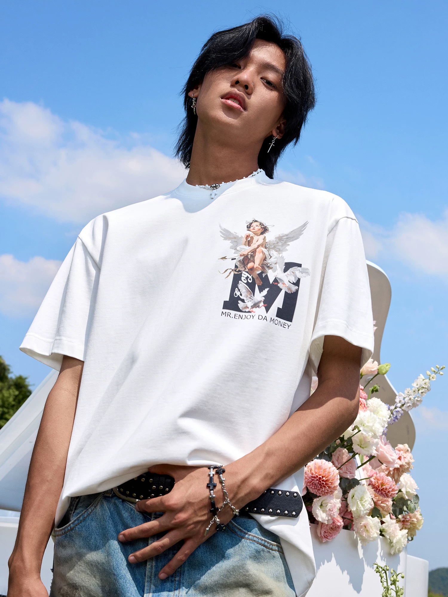 MEDM Angels Tee White