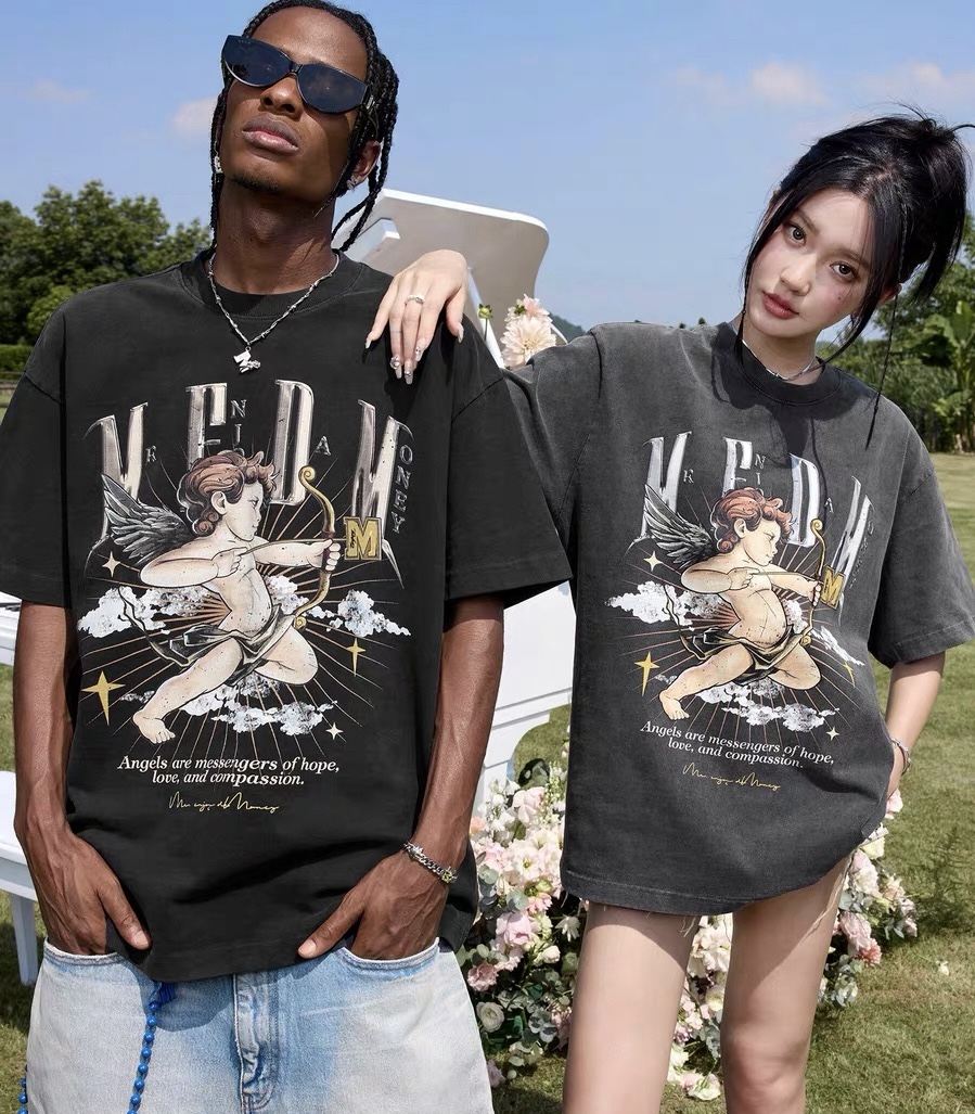 MEDM Faded Angels Tee Grey