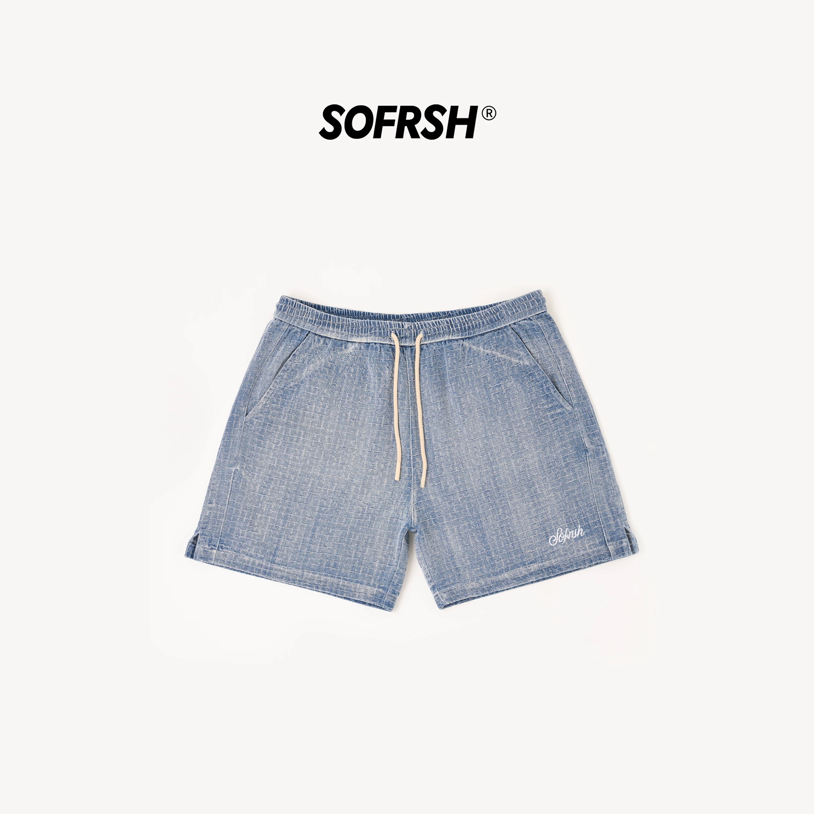 SoFresh Textured V2 Denim Shorts