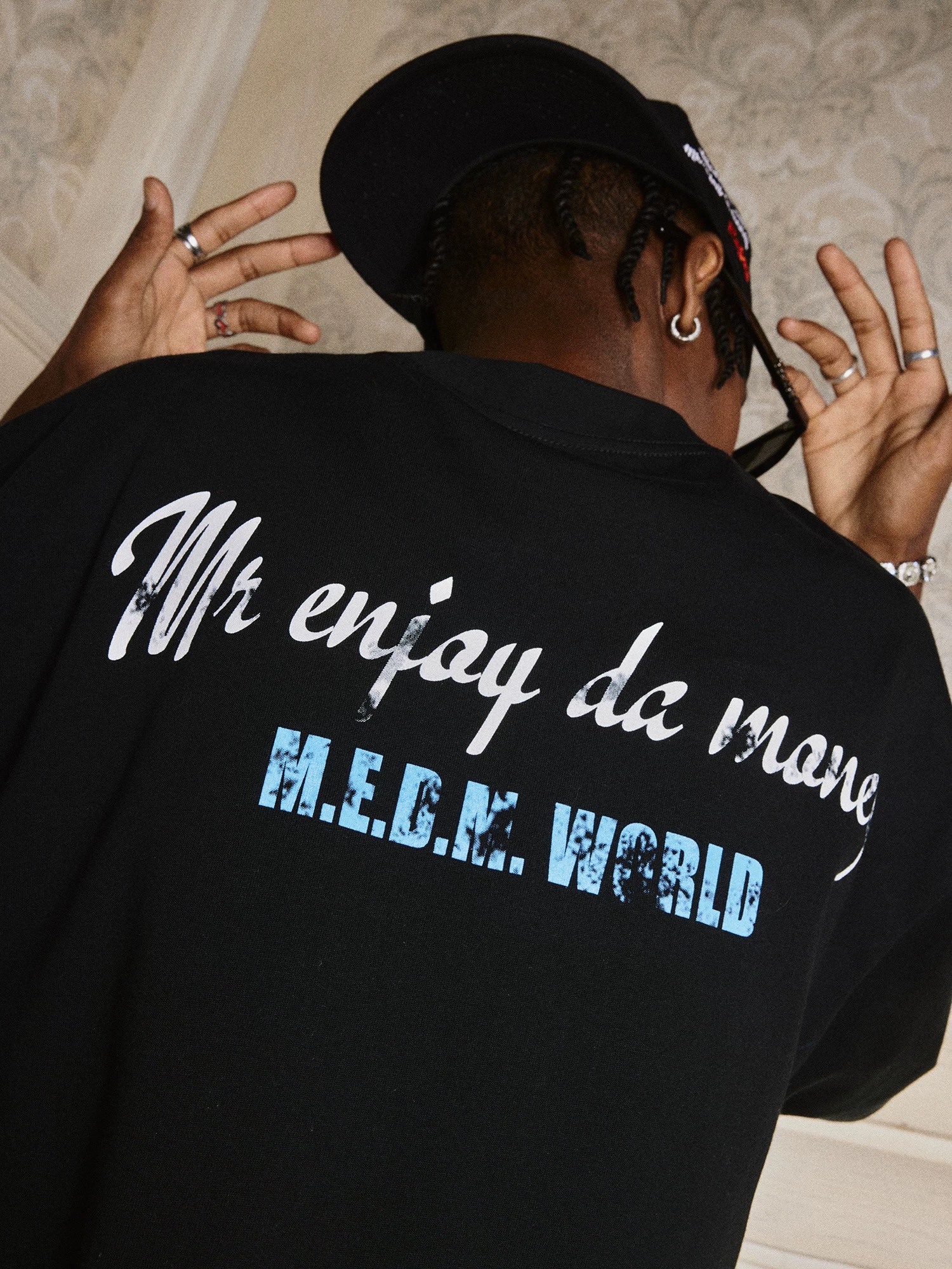 MEDM Graphic Lightning Tee Black