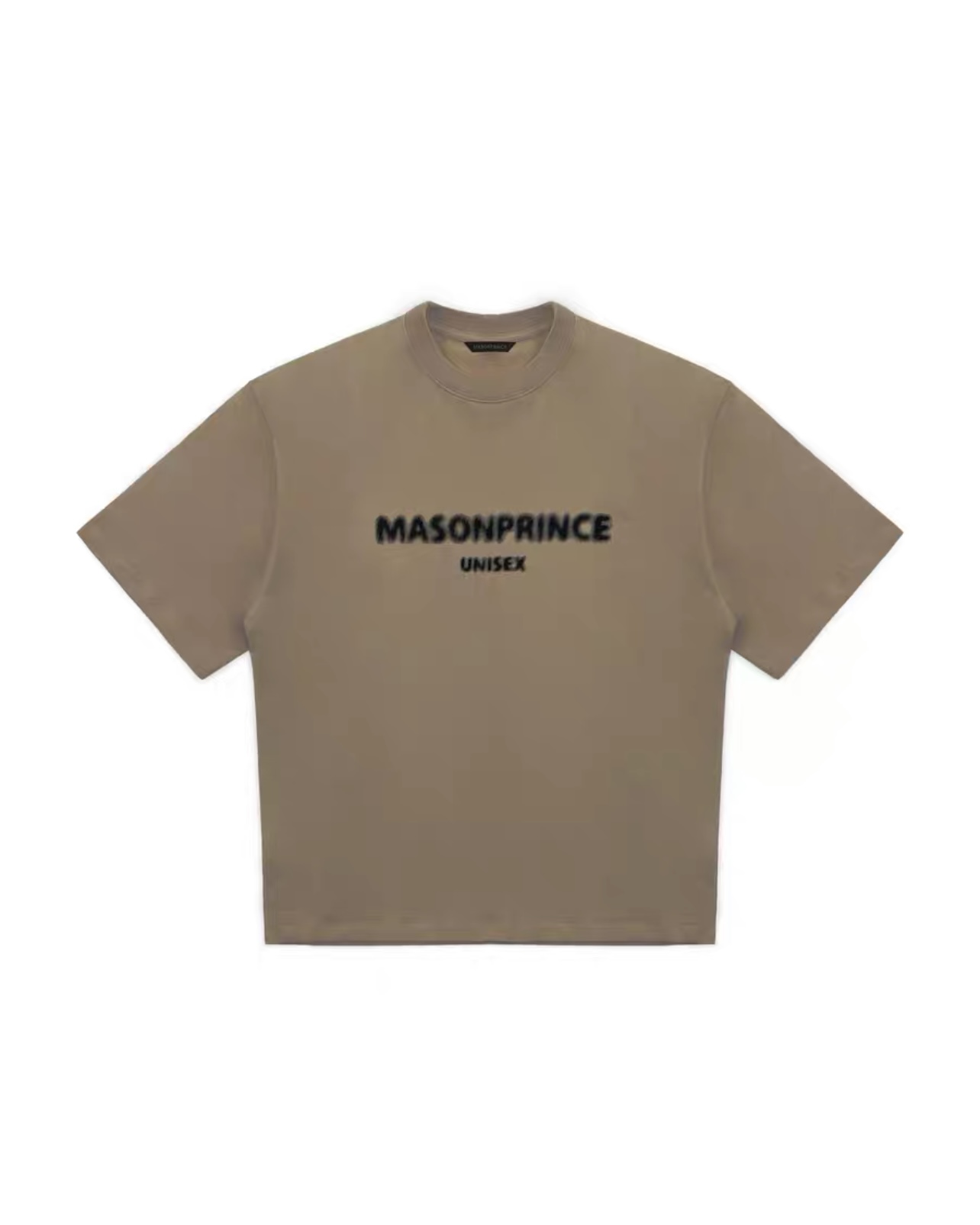 MASONPRINCE Blurred Logo Tee Brown *FREE DELIVERY*