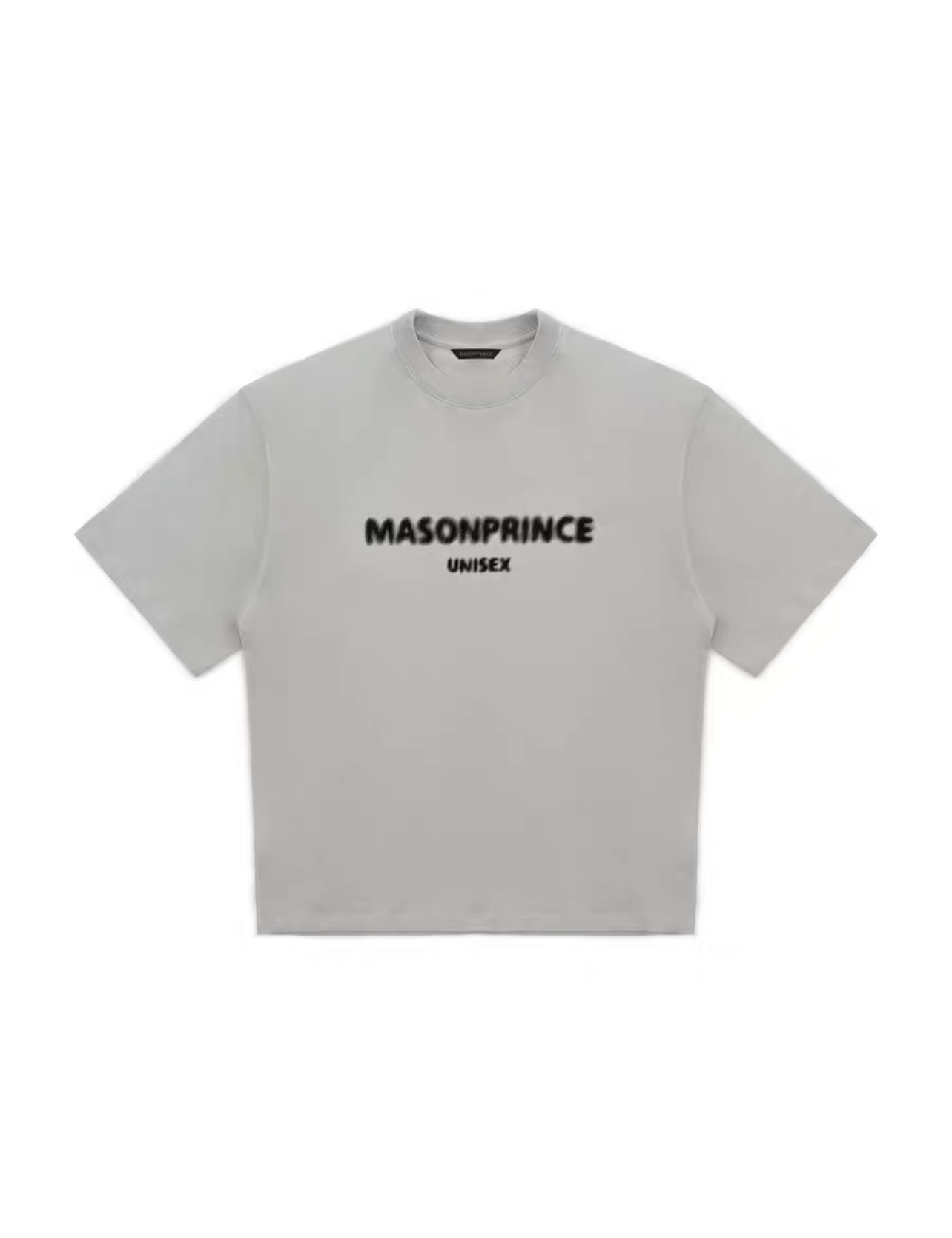 MASONPRINCE Blurred Logo Tee Grey *FREE DELIVERY*