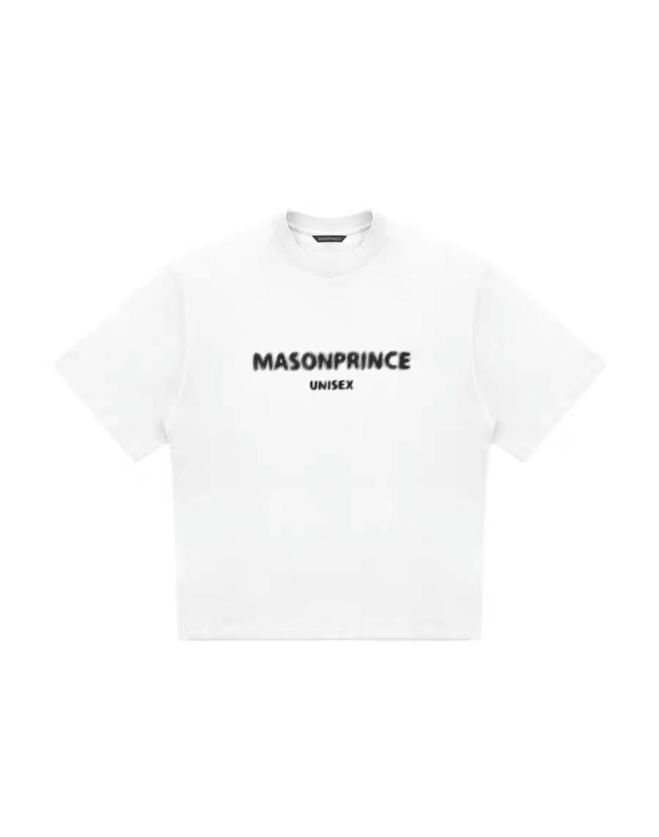 MASONPRINCE Blurred Logo Tee White *FREE DELIVERY*