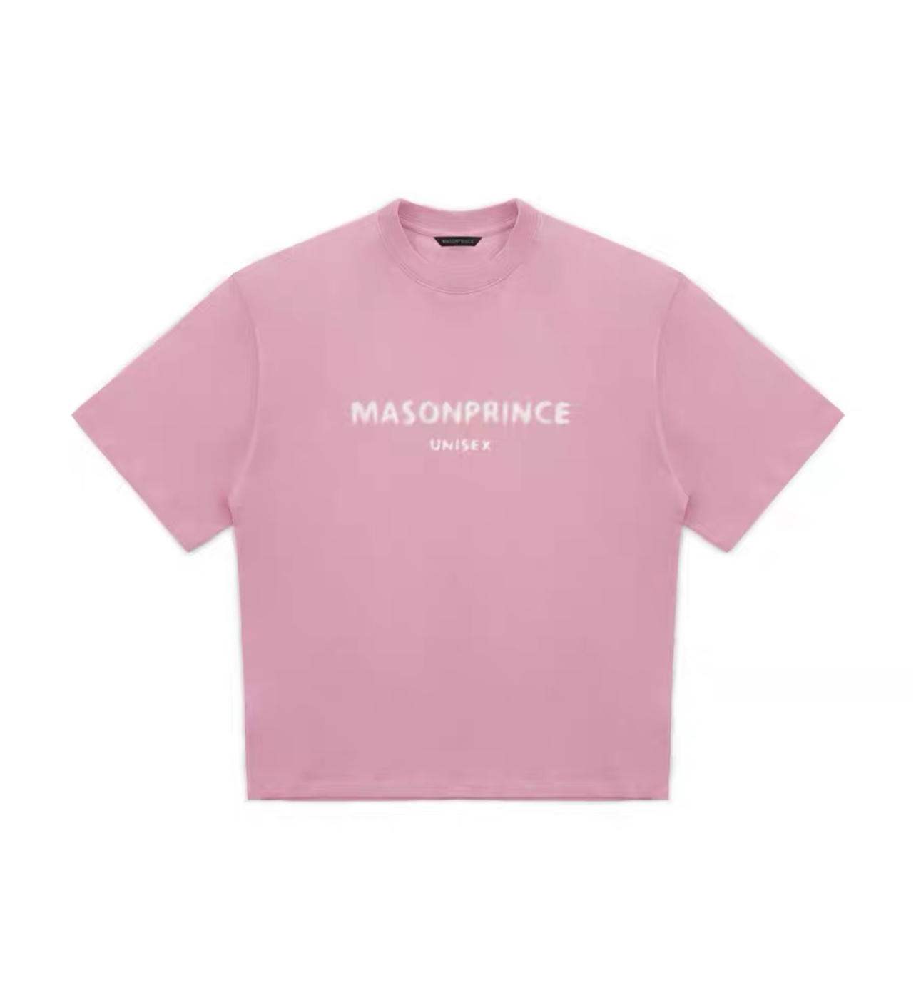 MASONPRINCE Blurred Logo Tee Light Pink *FREE DELIVERY*