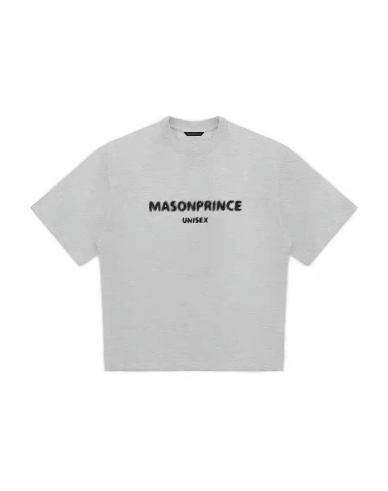 MASONPRINCE Blurred Logo Tee Heather Grey *FREE DELIVERY*