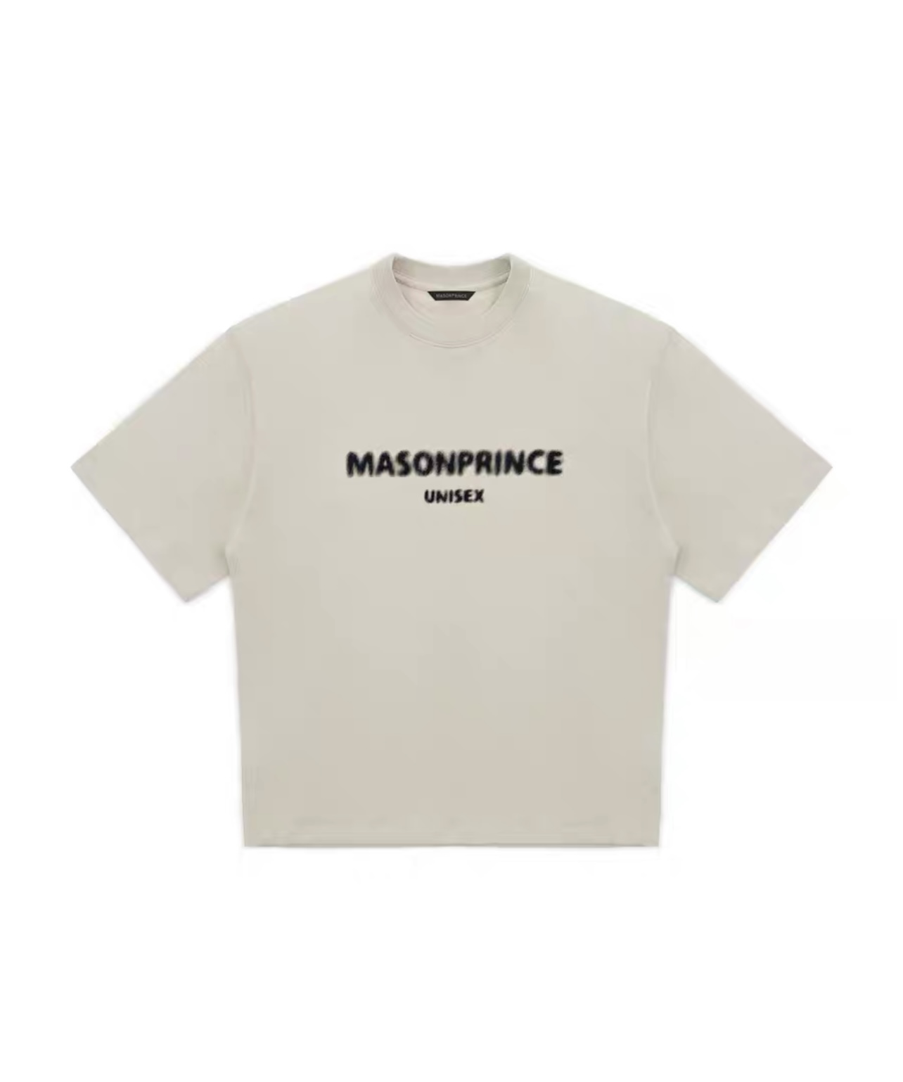 MASONPRINCE Blurred Logo Tee Dusty Cream *FREE DELIVERY*