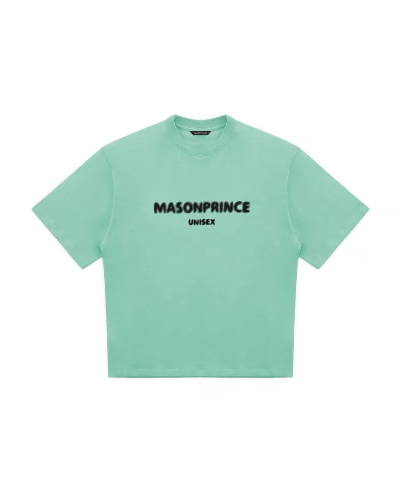 MASONPRINCE Blurred Logo Tee Heather Mint Green *FREE DELIVERY*