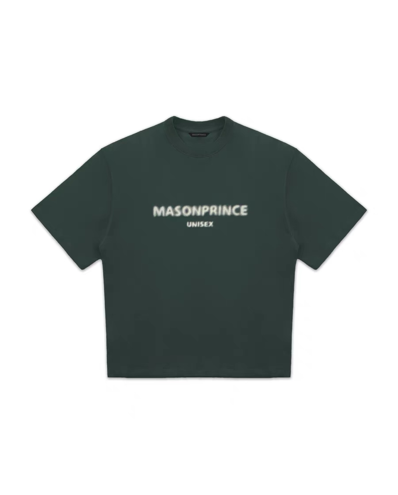 MASONPRINCE Blurred Logo Tee Heather Olive Green *FREE DELIVERY*