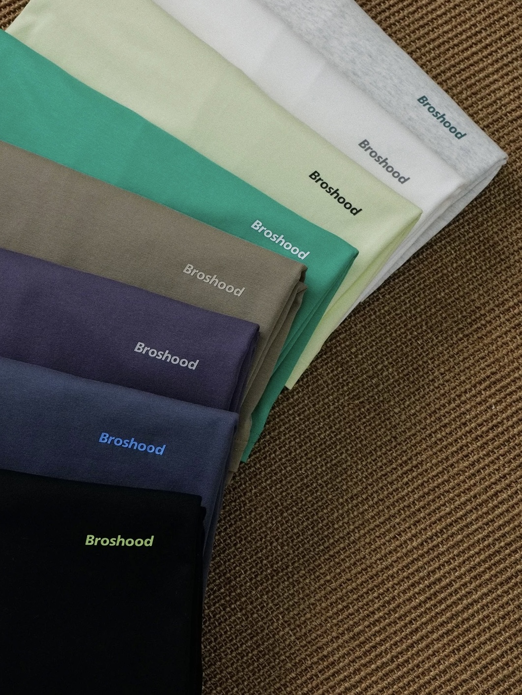 Broshood Classic Logo Boxy Oversized Tee Black