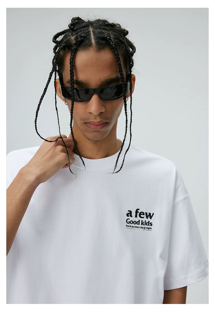 A Few Good Kids AFGK Logo Tee White