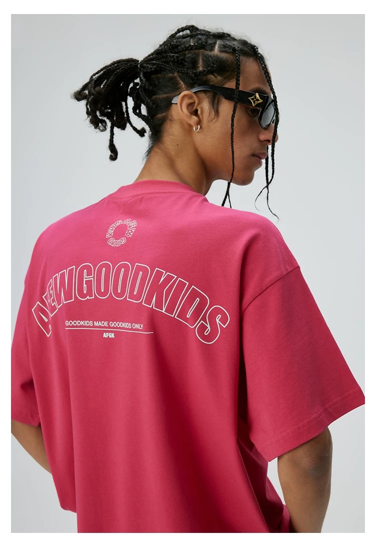 A Few Good Kids AFGK Logo Tee Rose Red