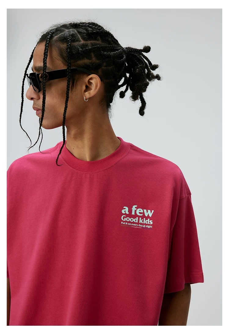 A Few Good Kids AFGK Logo Tee Rose Red