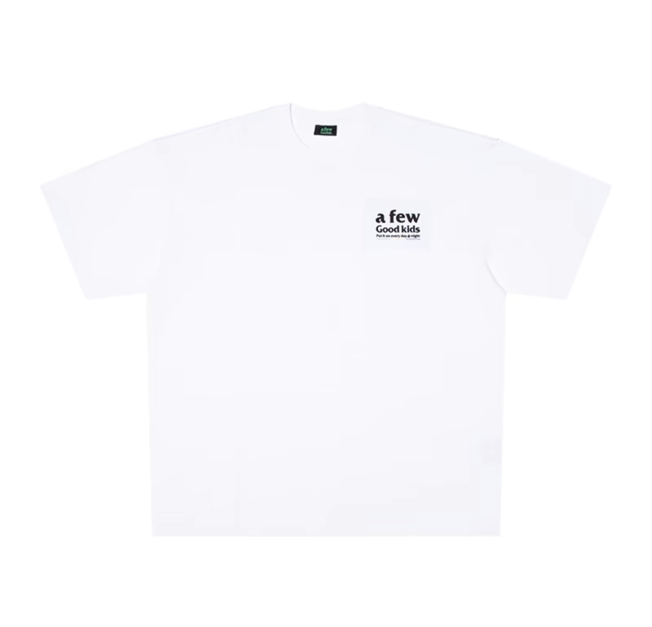 A Few Good Kids AFGK Logo Tee White