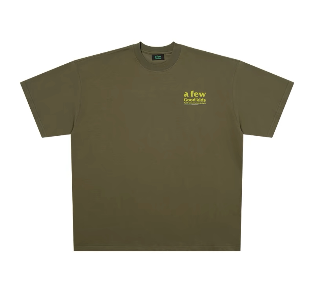 A Few Good Kids AFGK Logo Tee Army Green