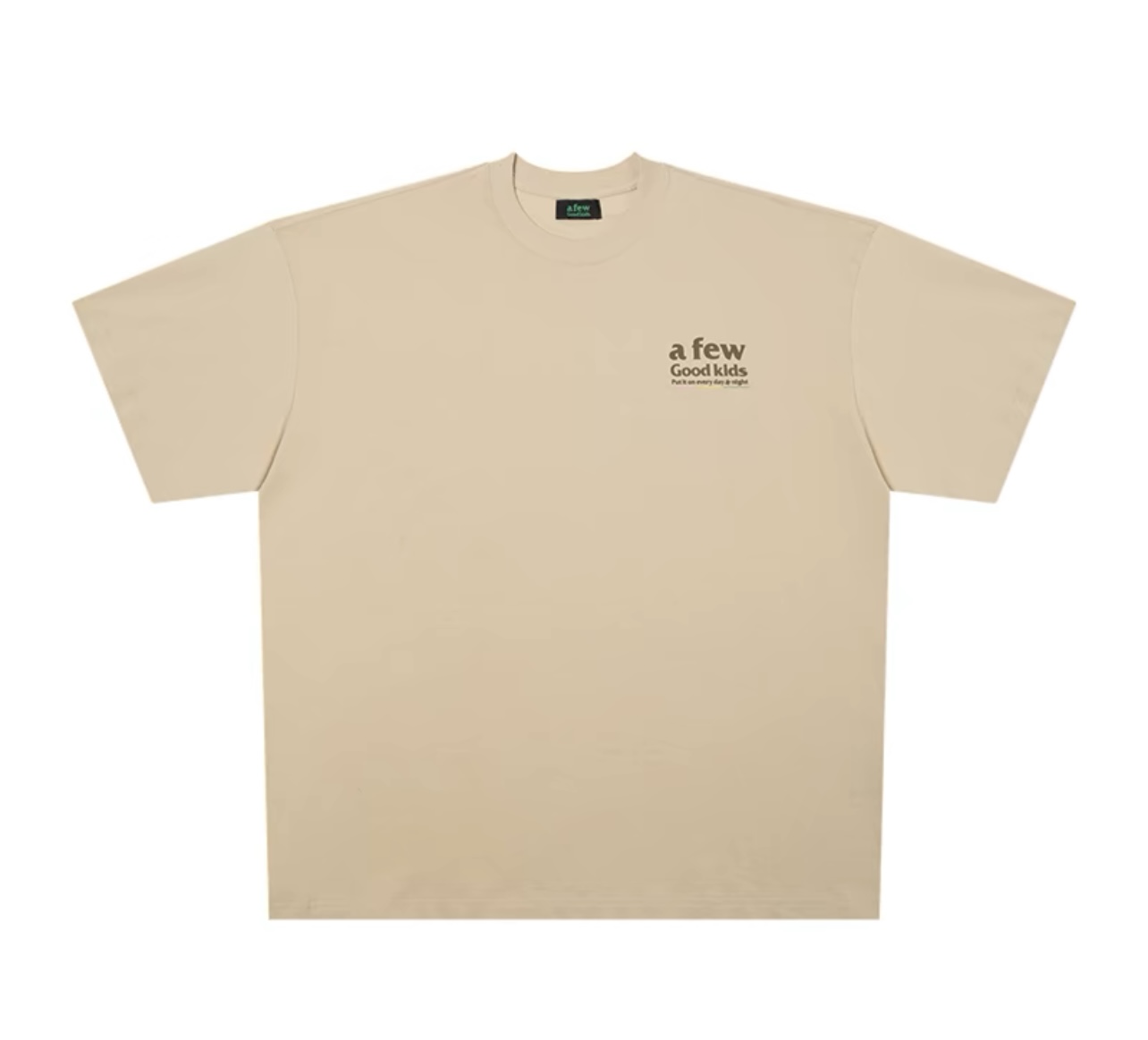A Few Good Kids AFGK Logo Tee Sand Beige