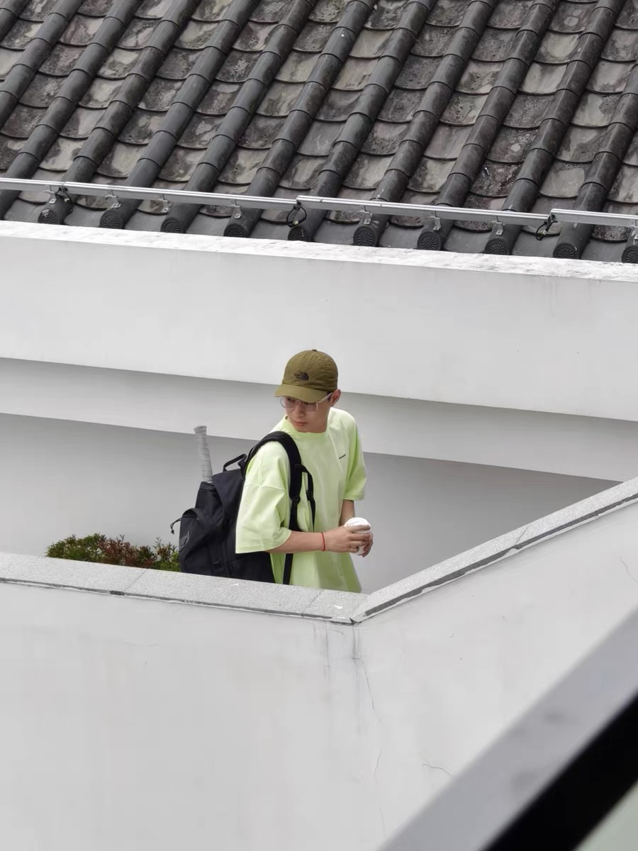 Broshood Classic Logo Boxy Oversized Tee Lime Yellow