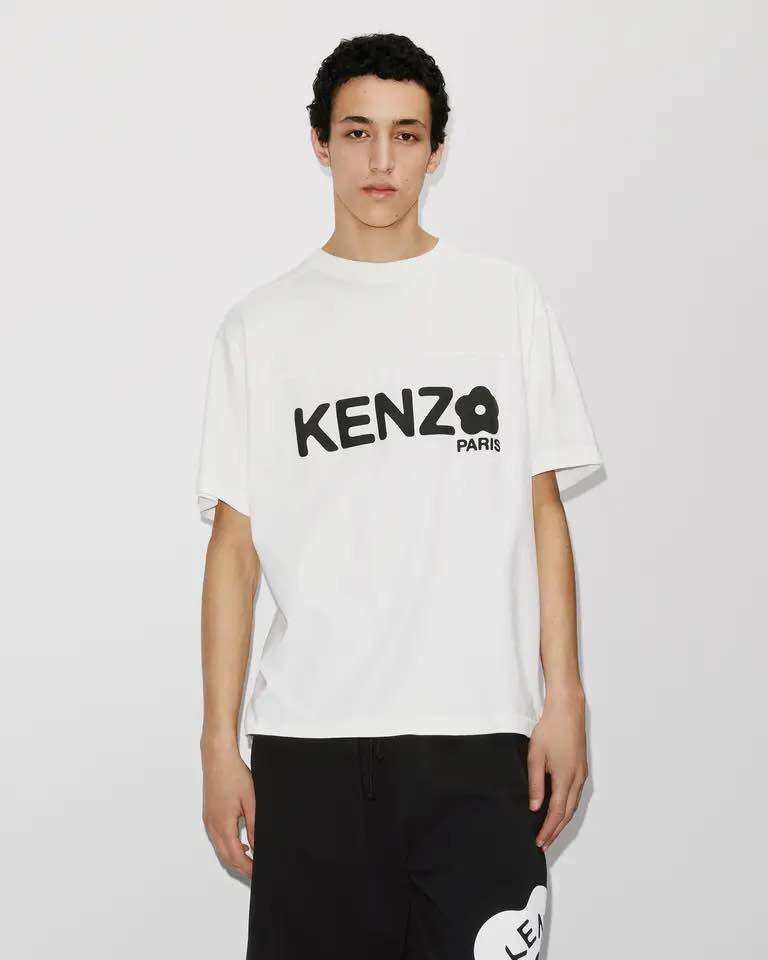 Authentic Kenzo Flower Boke Oversized Tees White