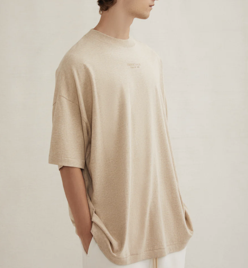 Fear of God Essentials FW23 Tee (Gold Heather)