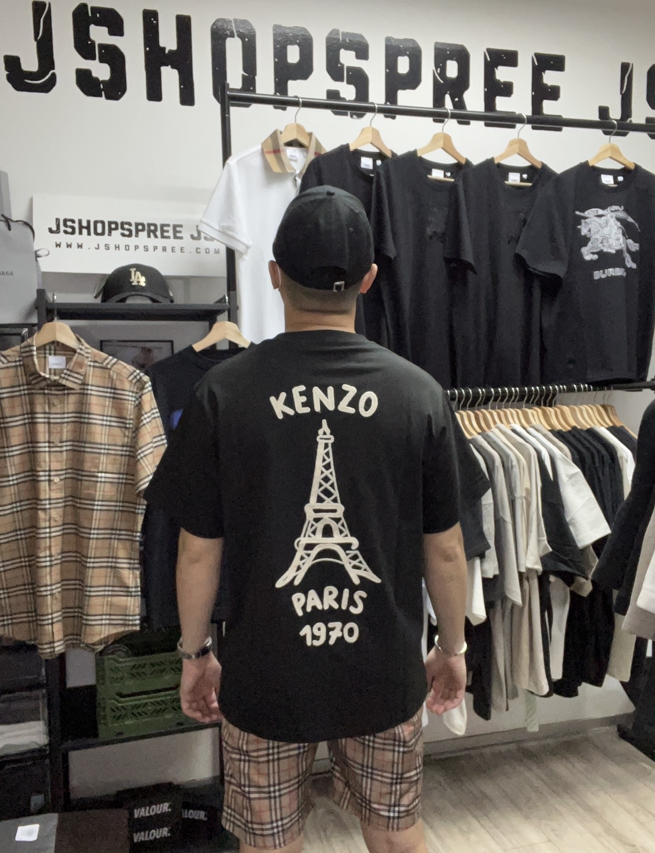 Kenzo Paris Eiffel Tower Tee (Black)