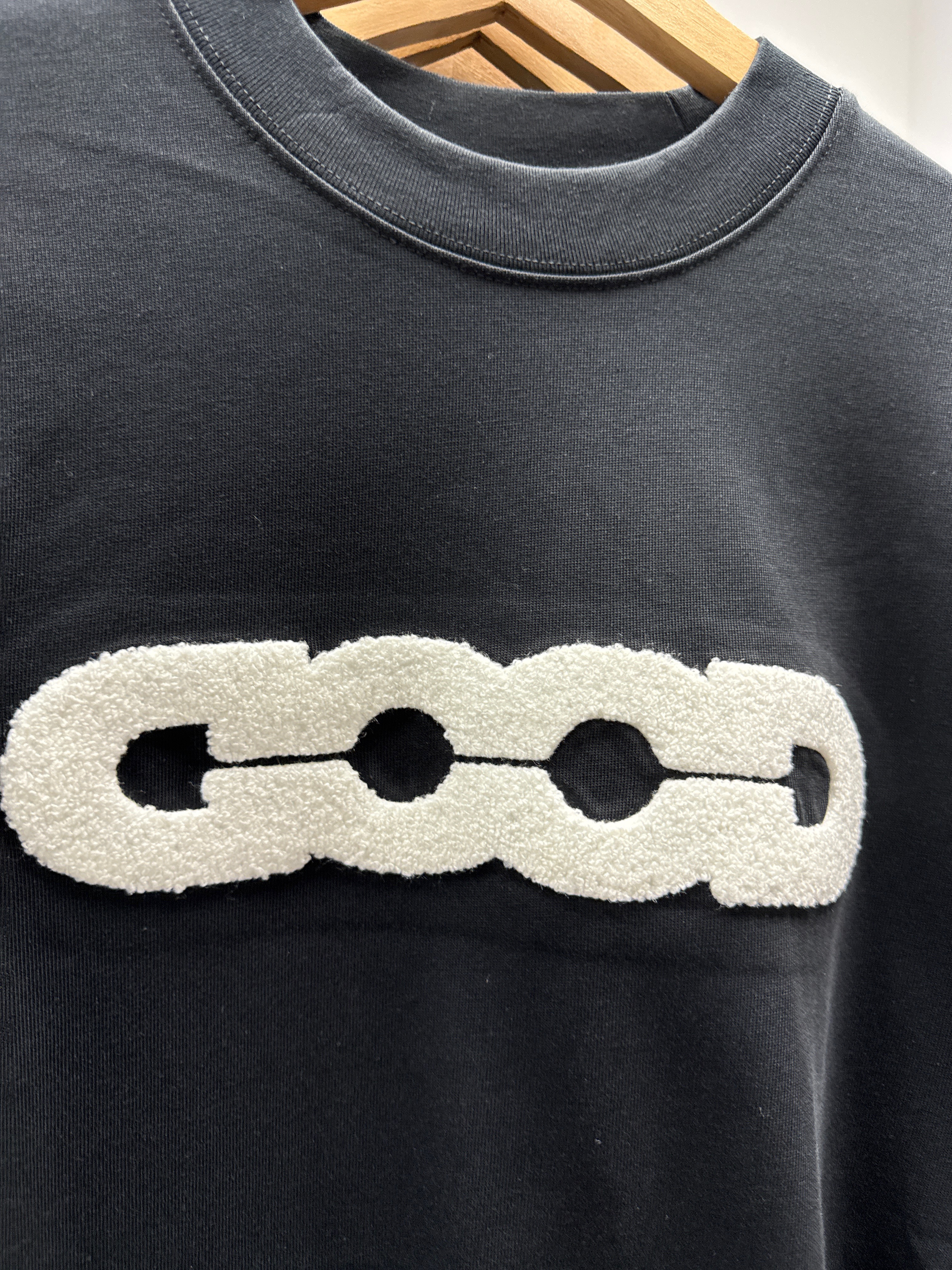 GOODBRAND Mossy Earth Earth Oversized Tee Black