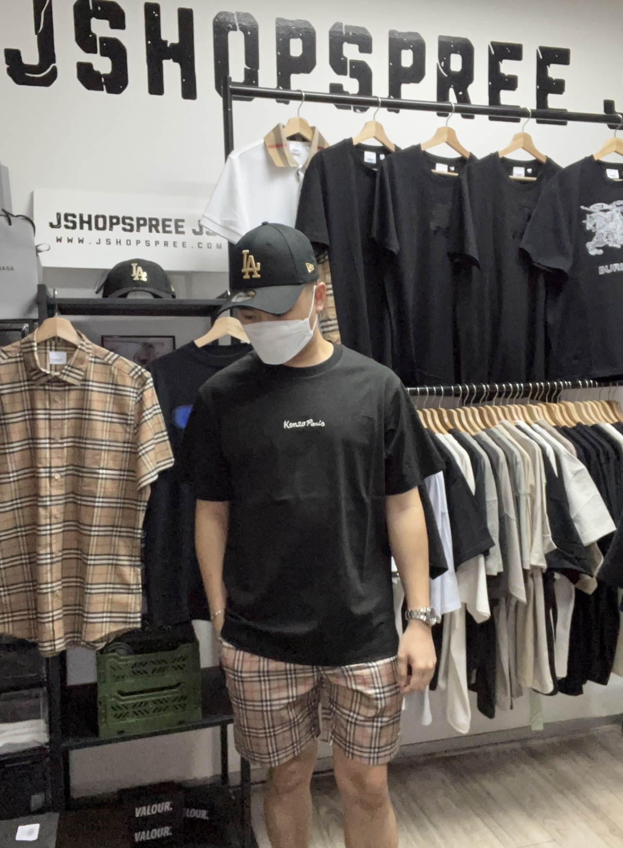 Kenzo Paris Eiffel Tower Tee (Black)