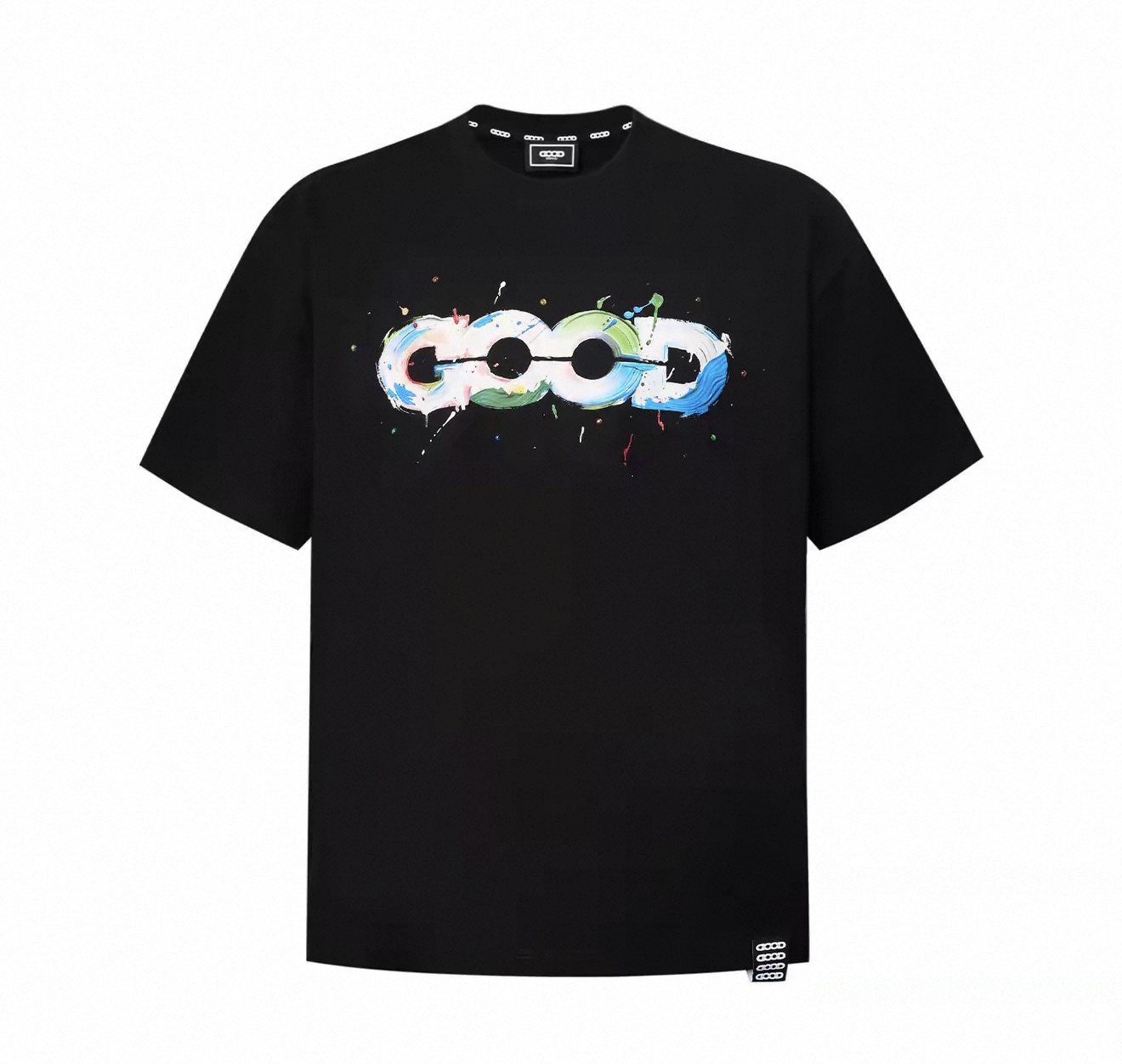 GOODBRAND Splash Earth Oversized Tee Black