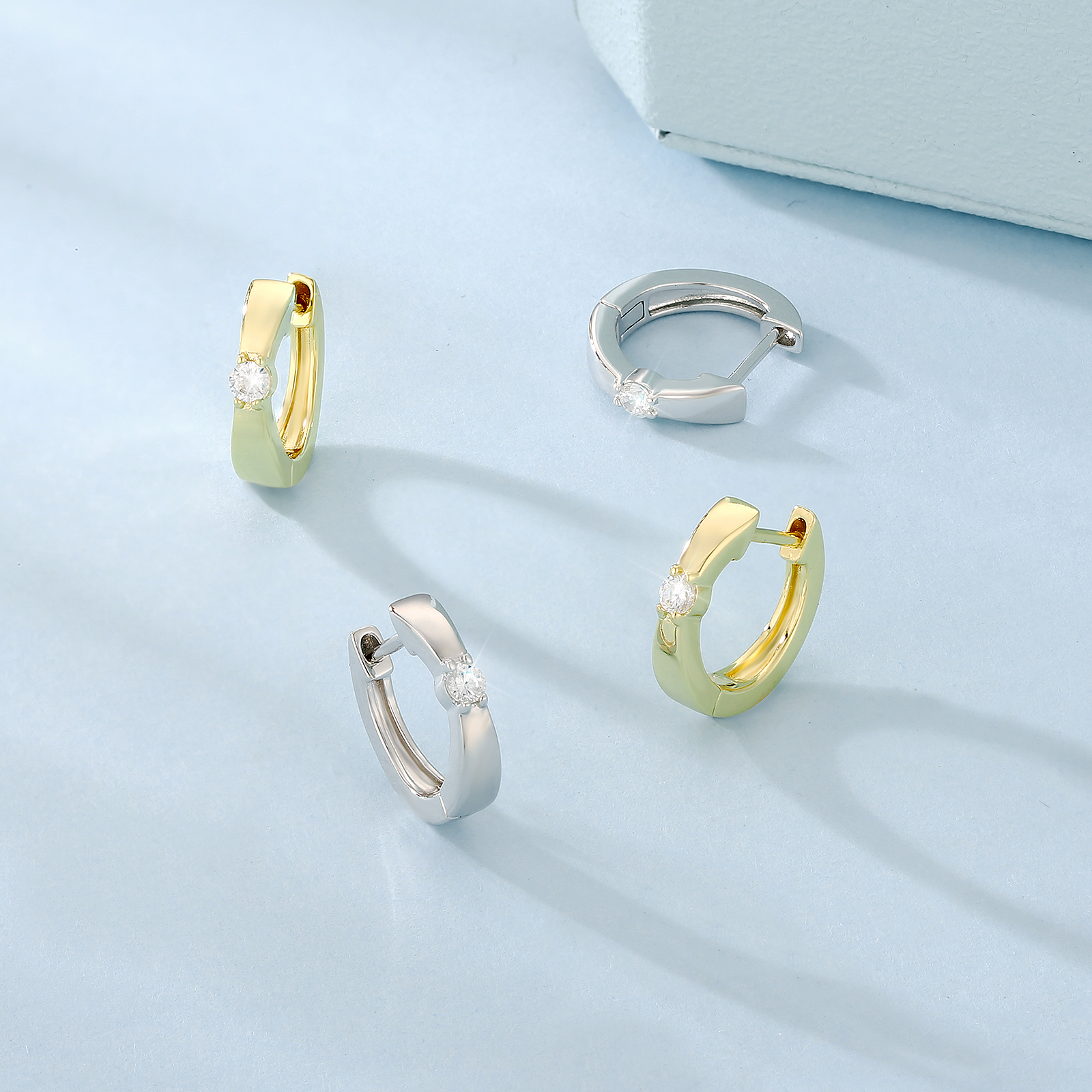 シルバー925フープピアスレディース KRKC