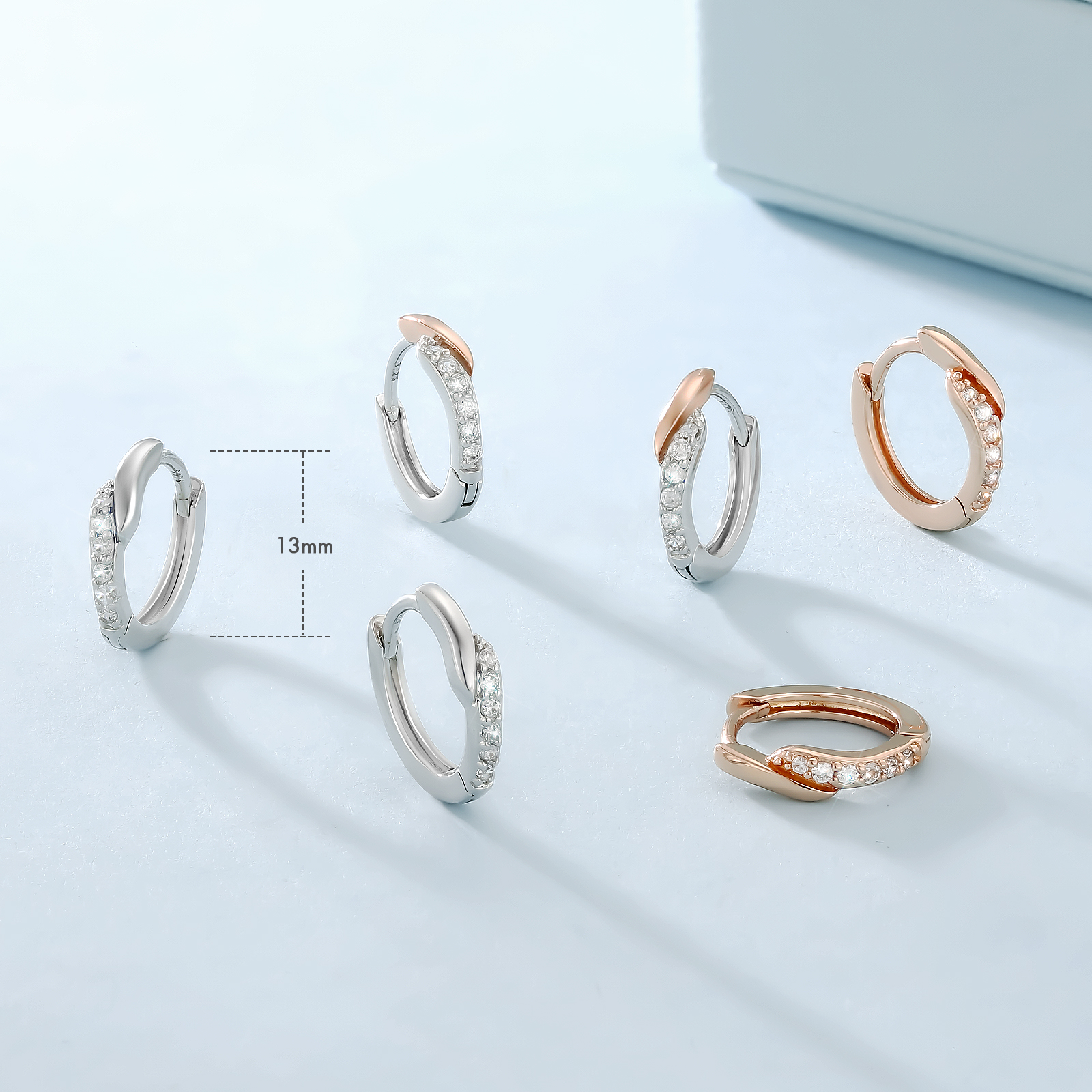 幅13mm ハワイアン フープ ピアス S925 0344 KRKC