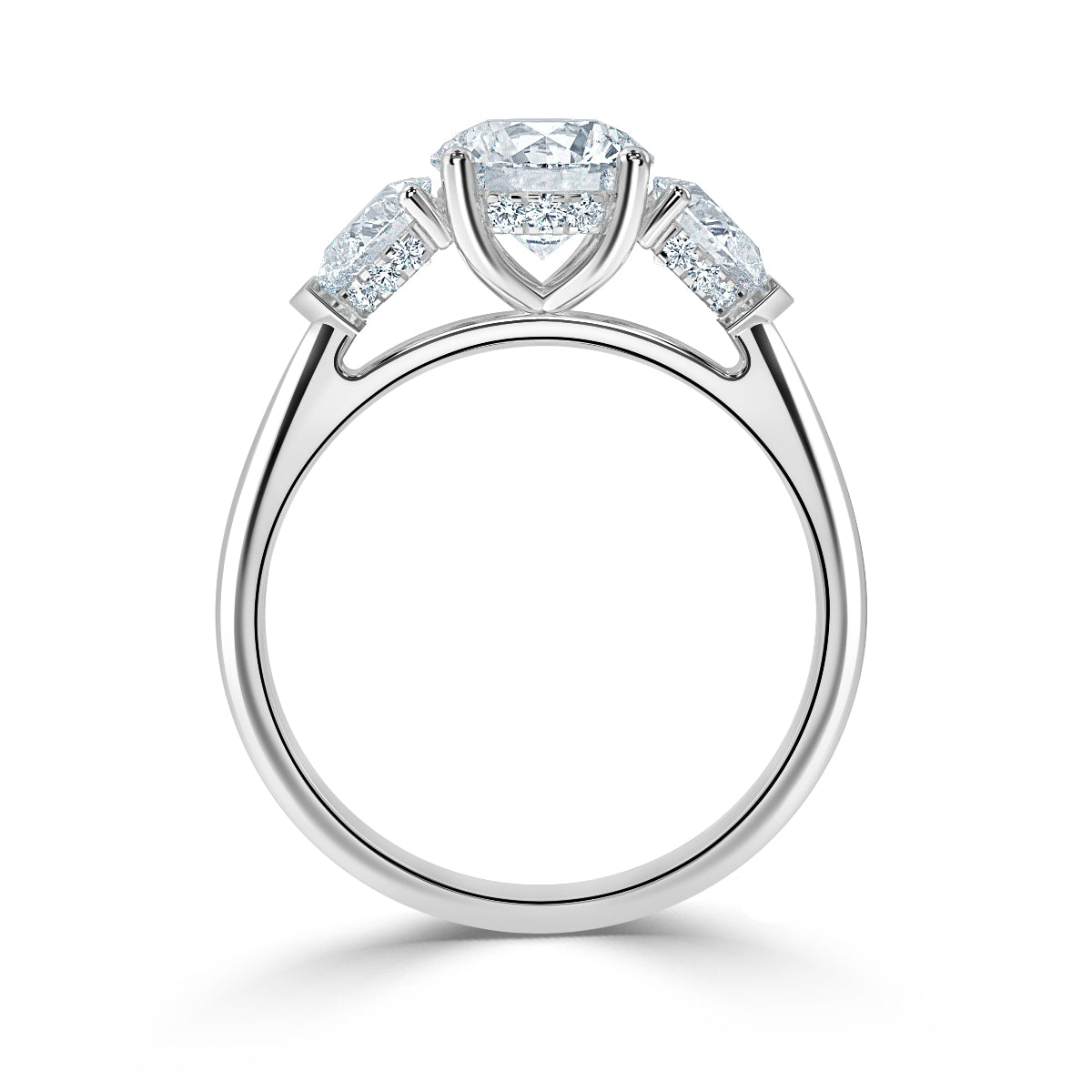 【ラボダイヤモンド】 K18 1カラット リング D VVS2 IGI認証 0009 KRKC