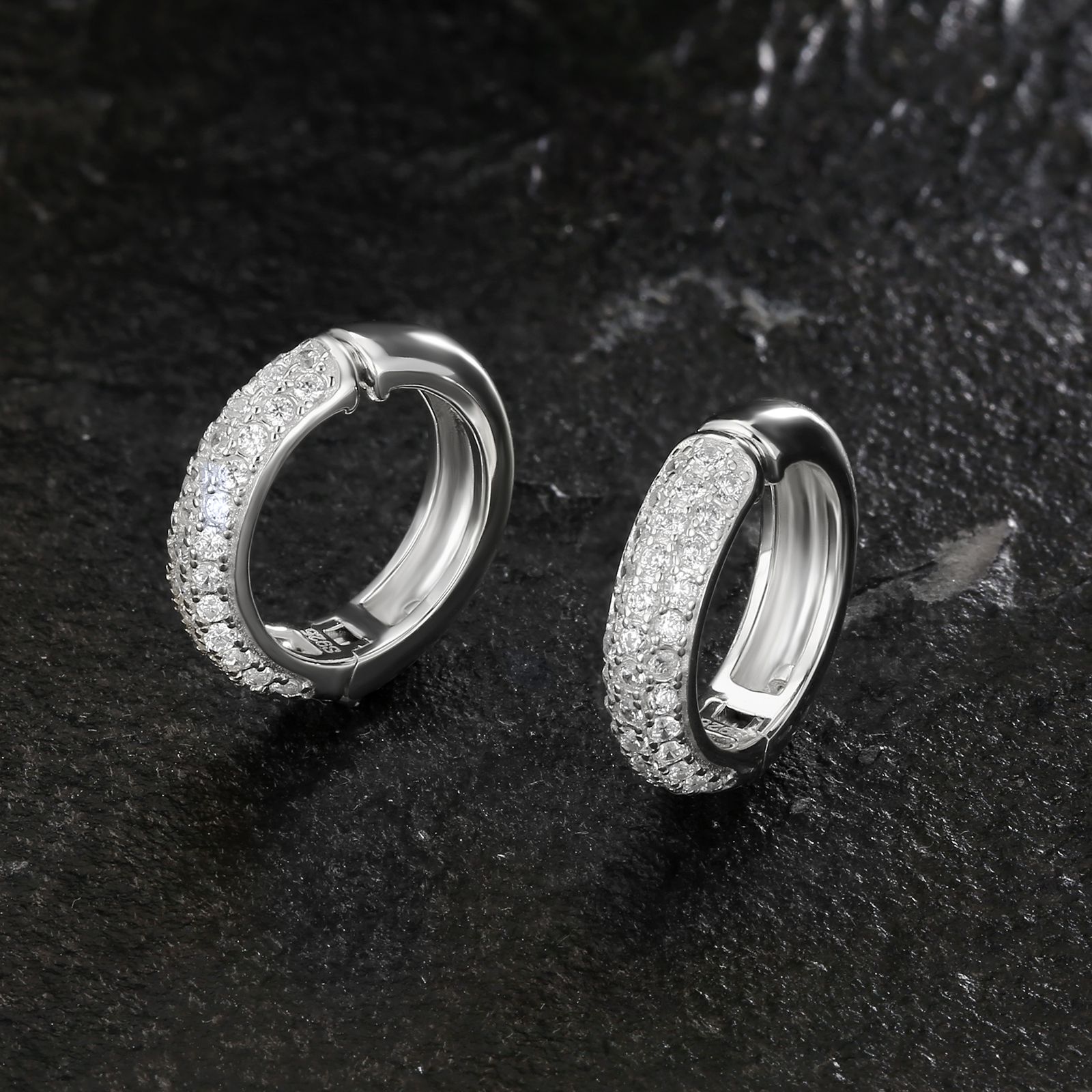 15mm CZダイヤ イヤーカフ シルバー 925 KRKC