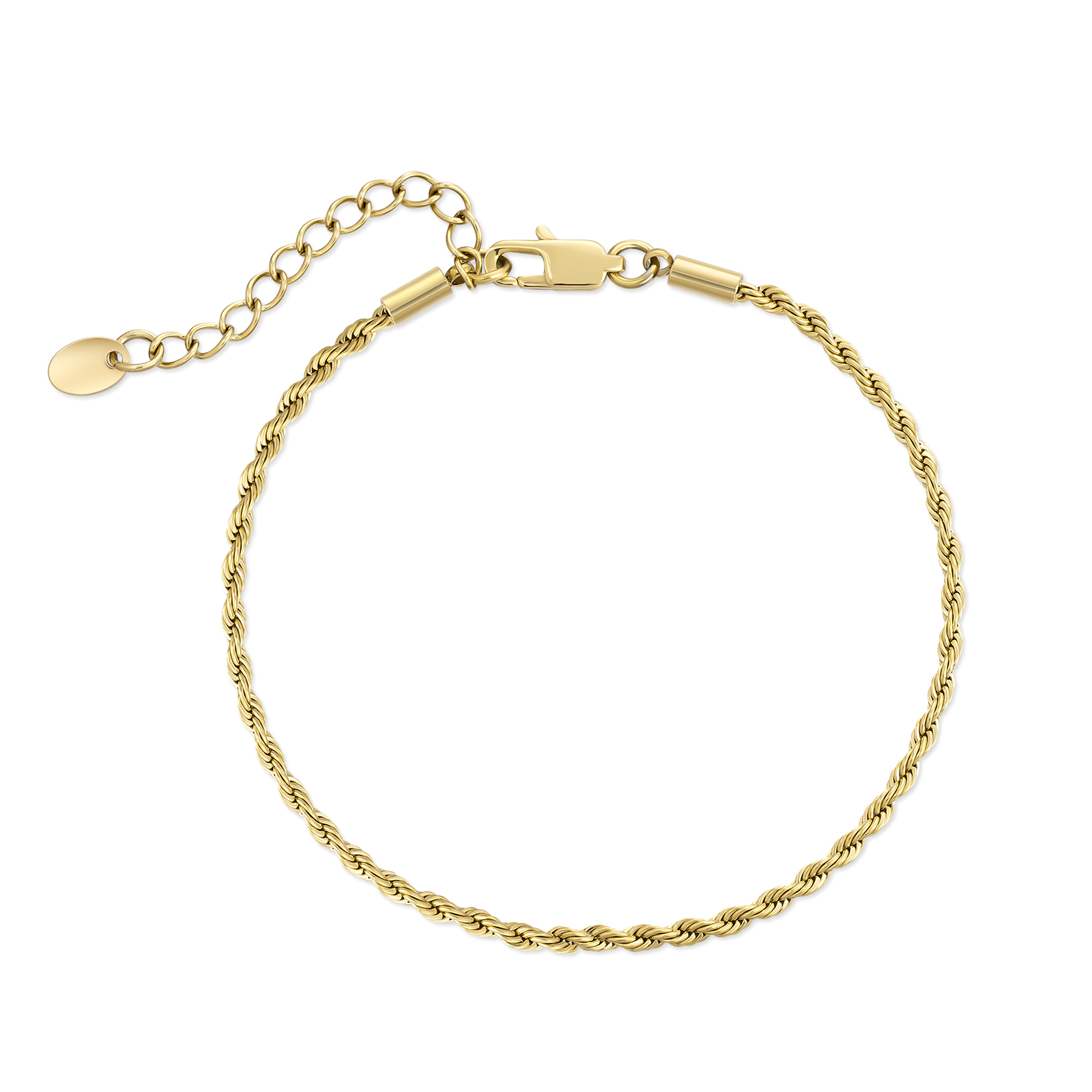 【NEW】ロープチェーン アンクレット 男女兼用 KRKC