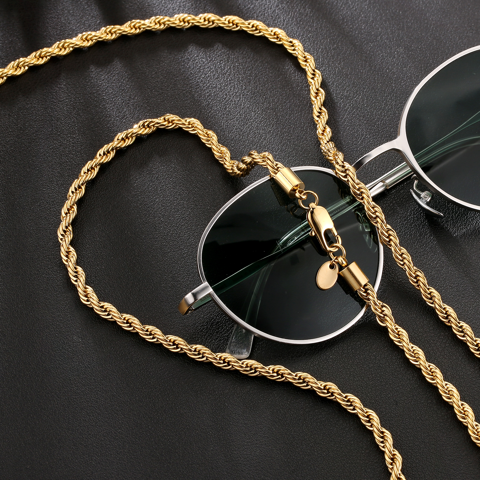 5mm ロープチェーン ネックレス メンズ KRKC