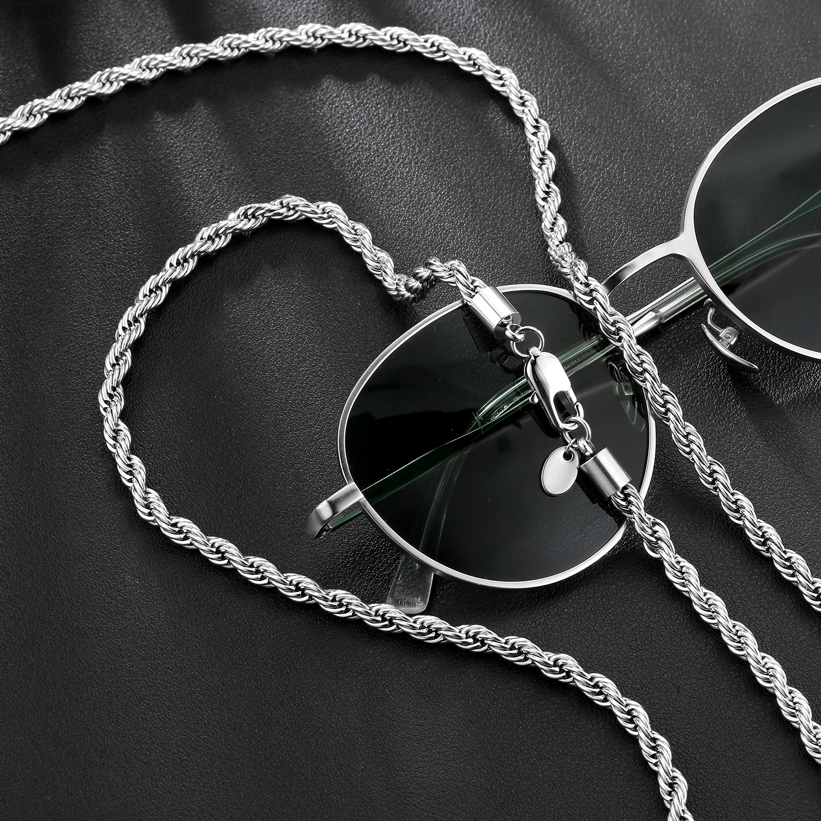 5mm ロープチェーン ネックレス メンズ KRKC