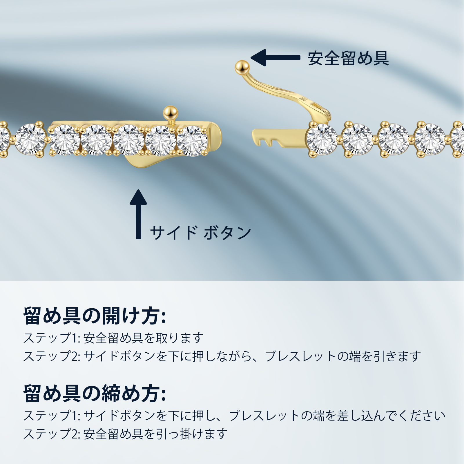 【NEW】2mm 3本爪czダイヤ テニス ブレスレット  シルバー925 KRKC 