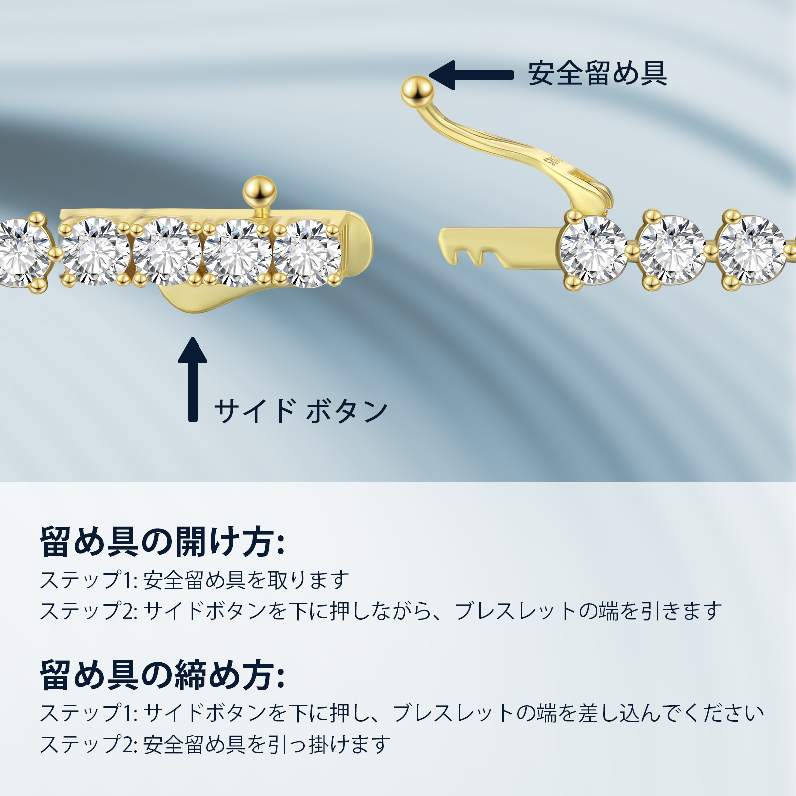 【NEW】4mm 3本爪czダイヤ テニス ブレスレット  シルバー925 KRKC 