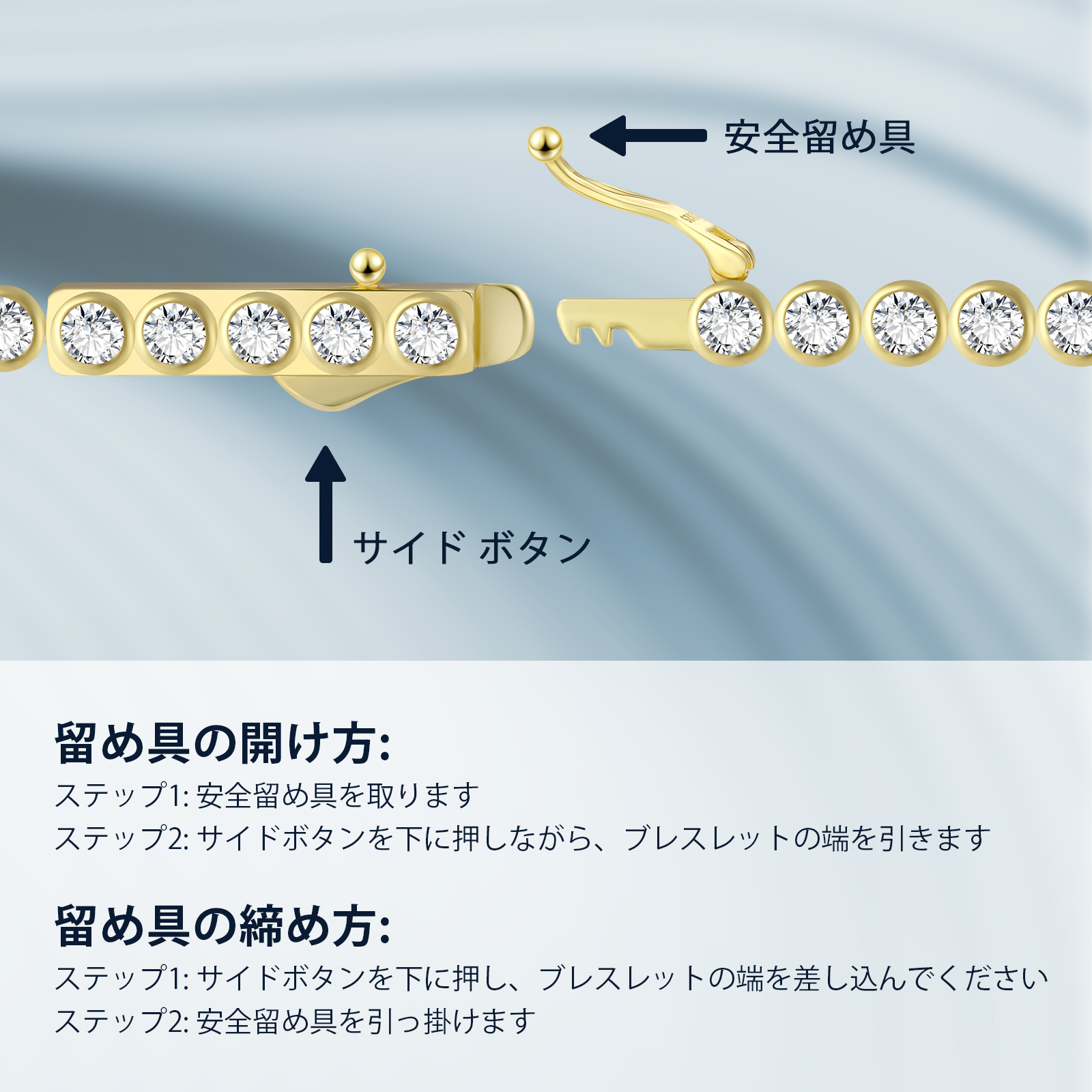 【NEW】4mm ラウンドカットczダイヤ テニス ブレスレット  シルバー925 KRKC 