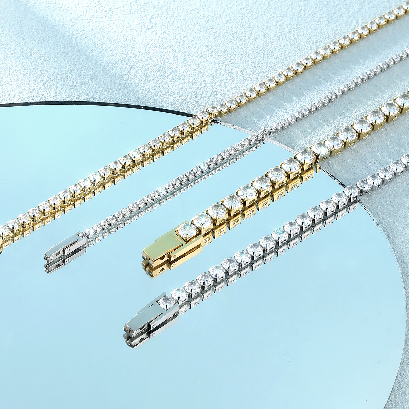 ステンレス アンカーcz ブレスレット RG REID MFG リードMFG BRACELET ブレスレットシルバー