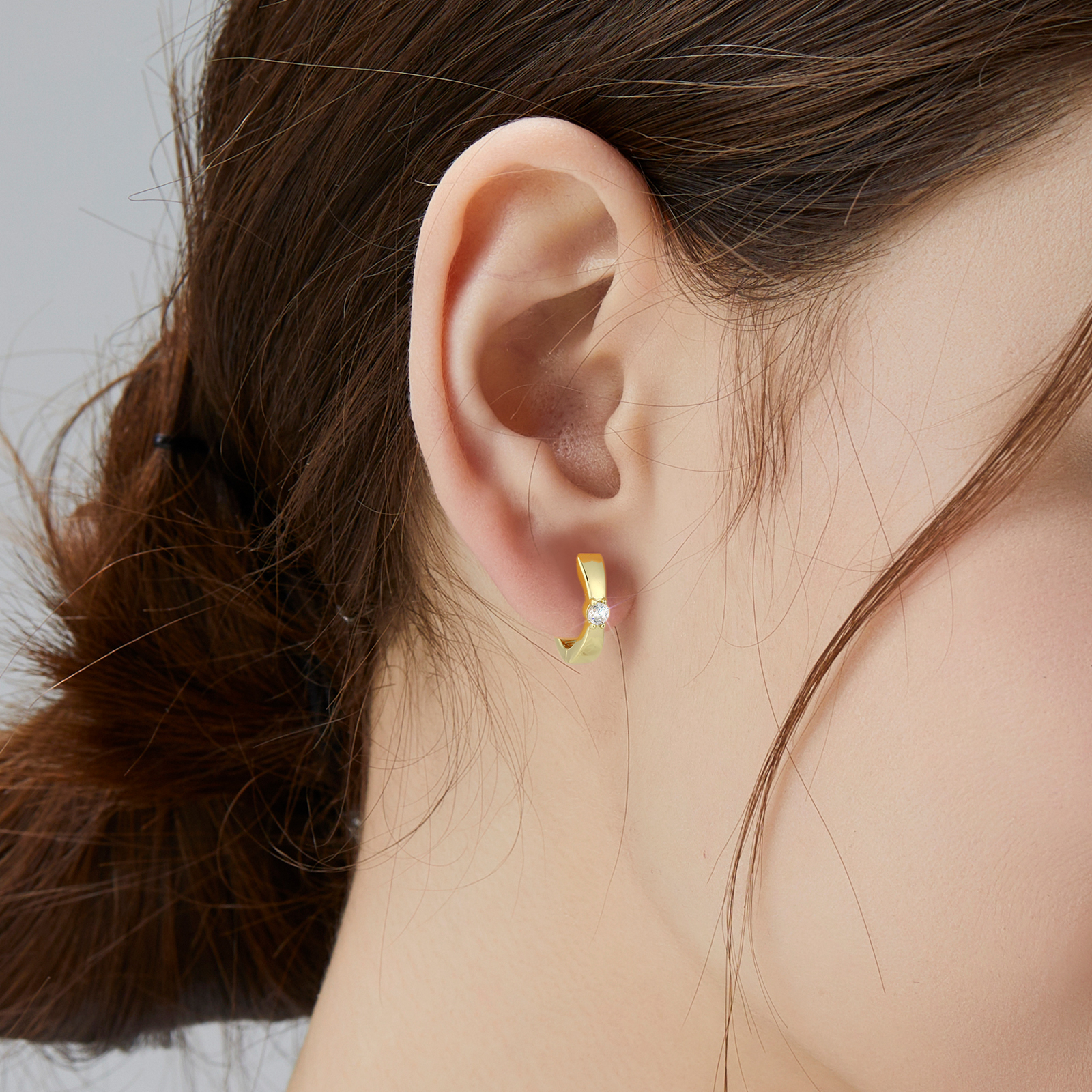 シルバー925フープピアスレディース KRKC