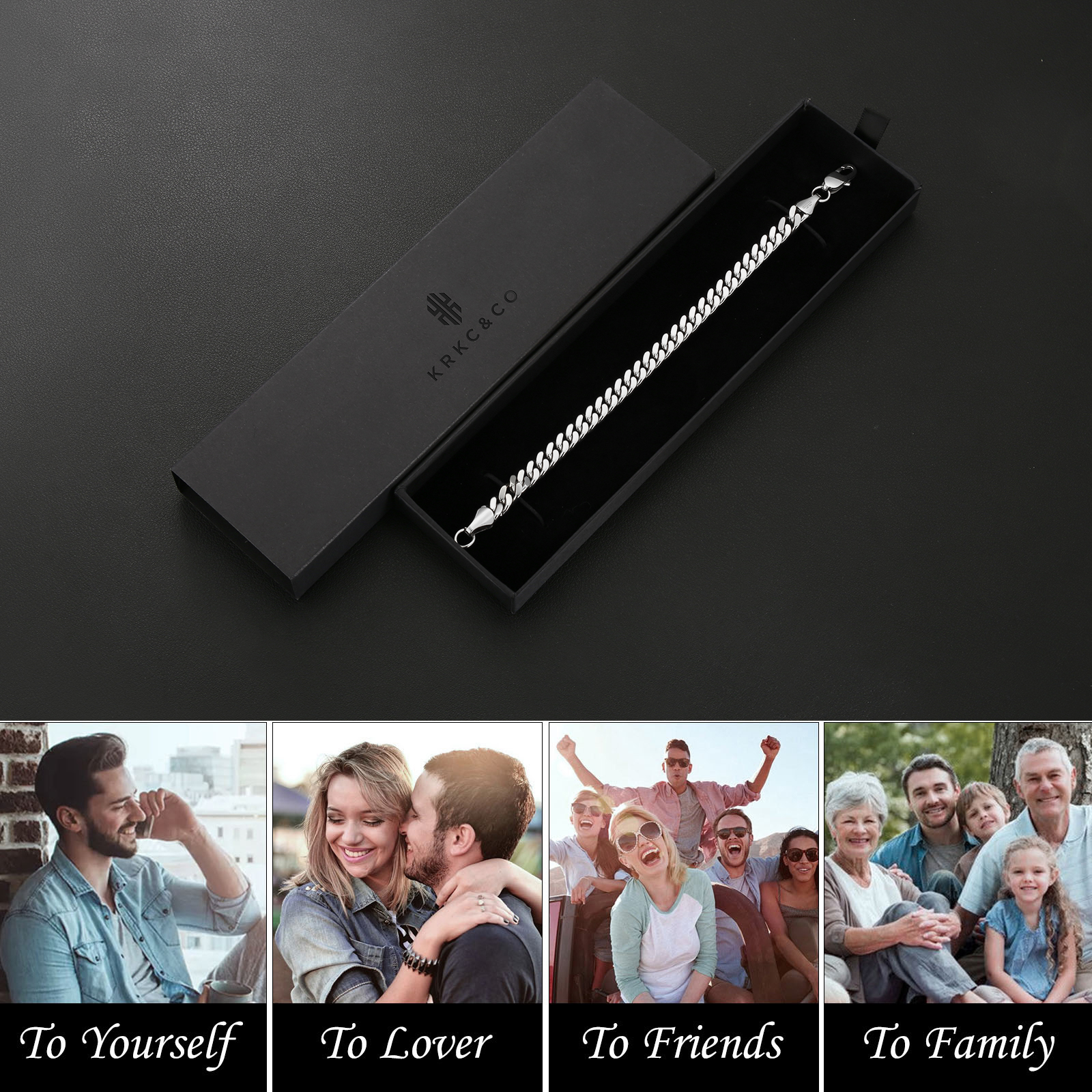 【NEW】幅7mm 14k マイアミ 2面 喜平 ブレスレット  KRKC