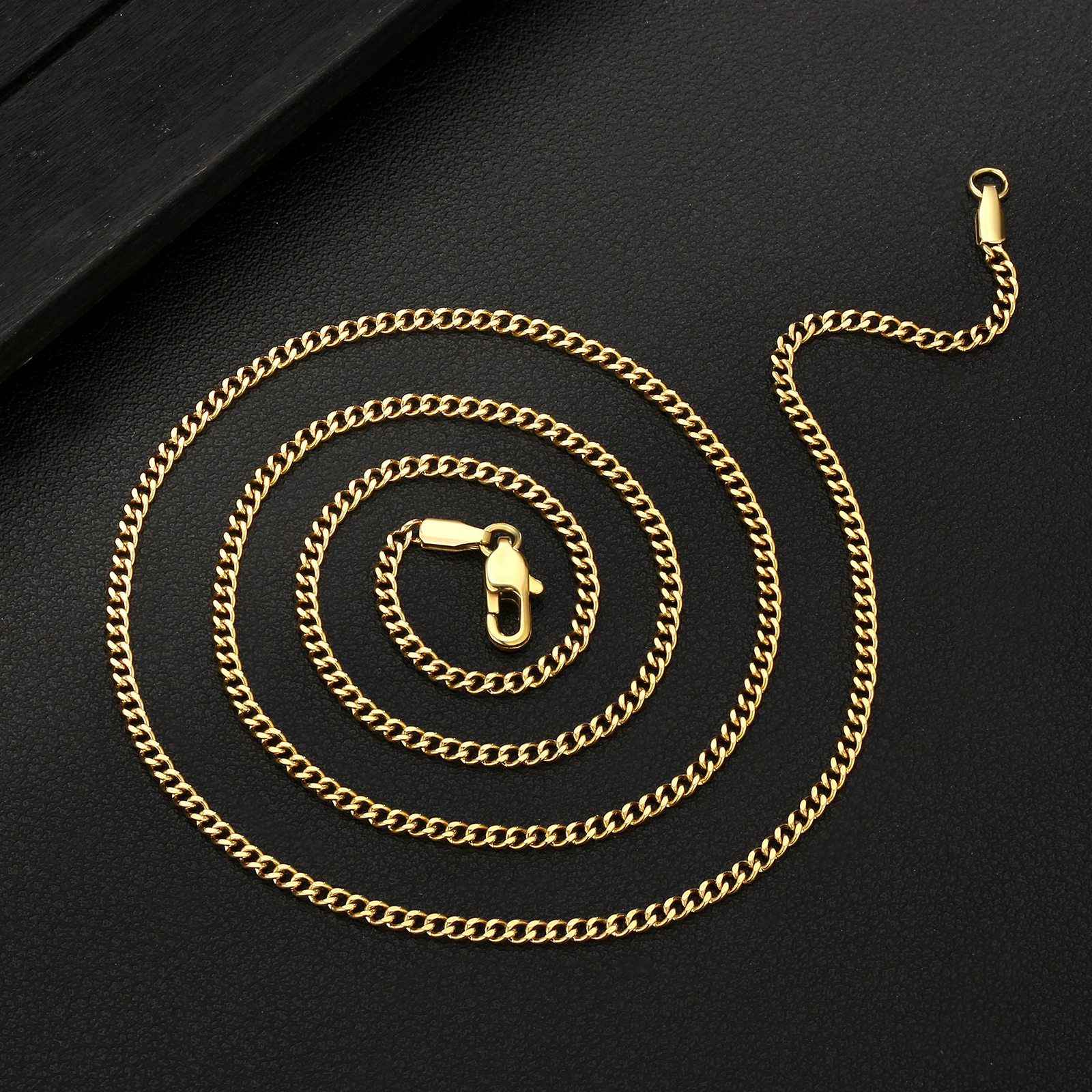 【NEW】14k マイアミ 2面 喜平 ネックレス 幅2mm KRKC