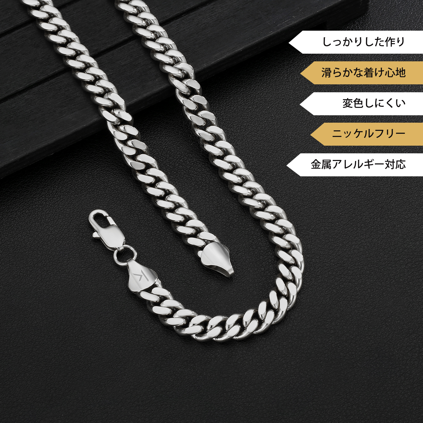 【NEW】14k マイアミ 2面 喜平 ネックレス 幅8mm KRKC