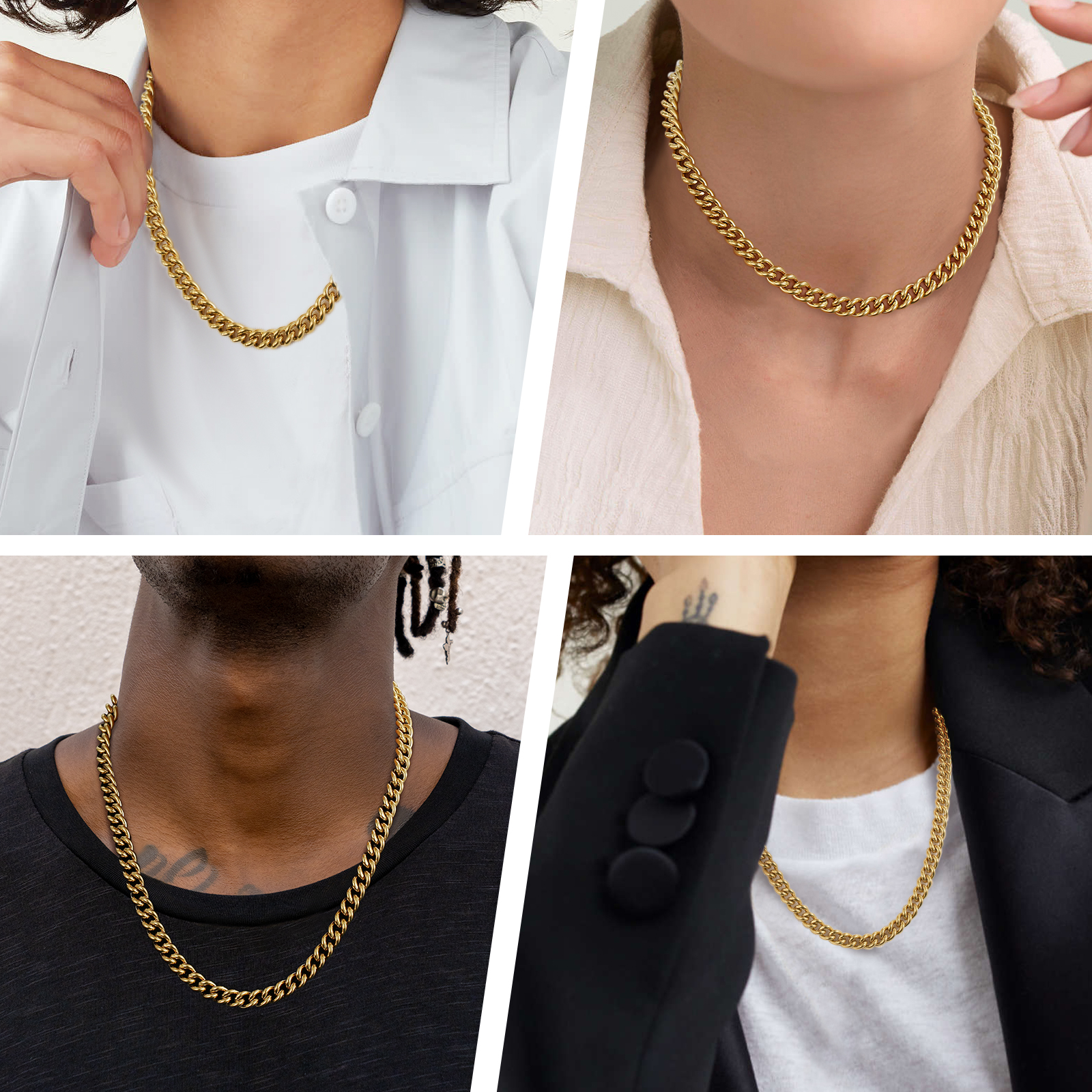 9mm マイアミ 喜平 ネックレス KRKC