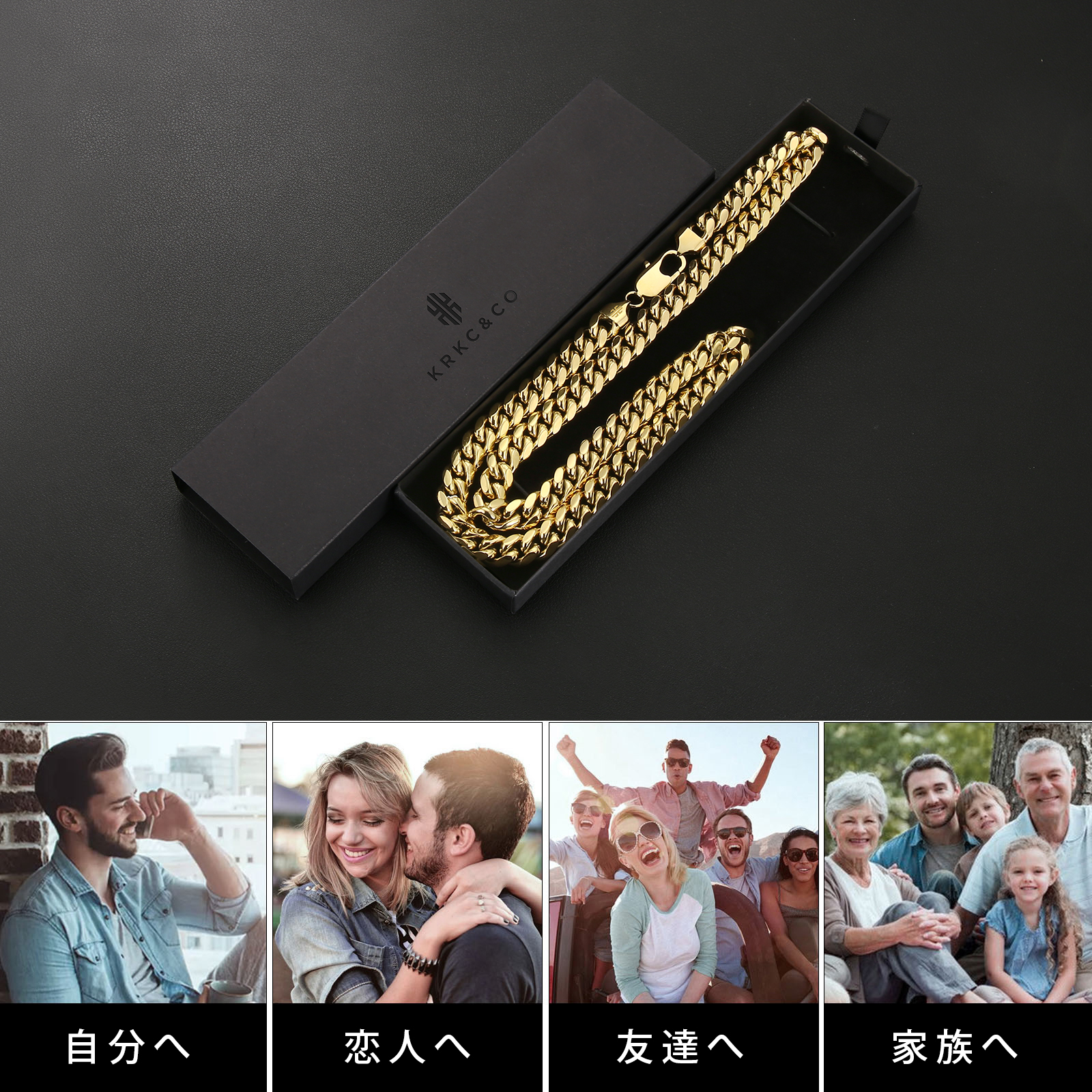 【NEW】14k マイアミ 4面 喜平 ネックレス 幅10mm KRKC