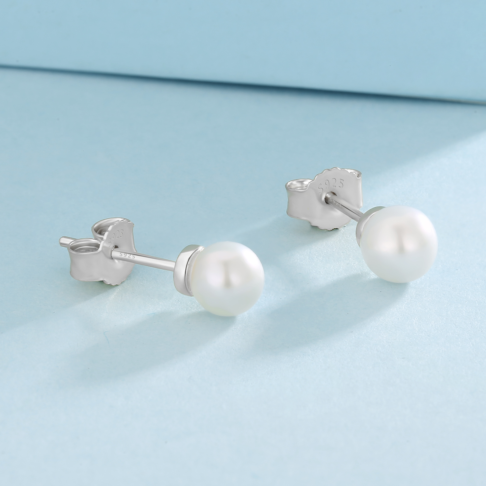 パール ピアス 4サイズ S925 KRKC