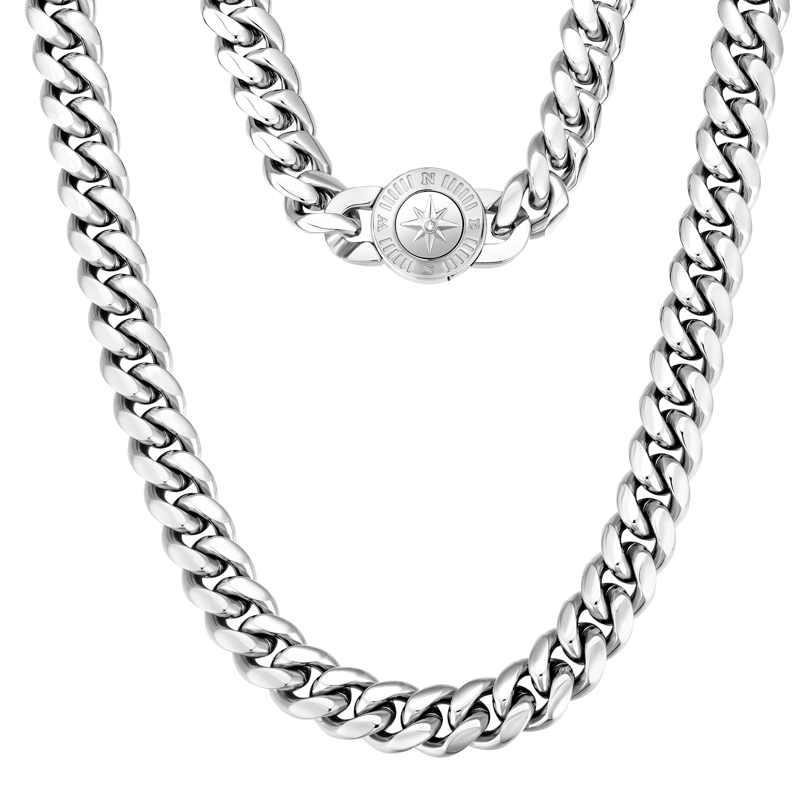 【NEW Compass Button Clasp】12mm 喜平 ネックレス  KRKC