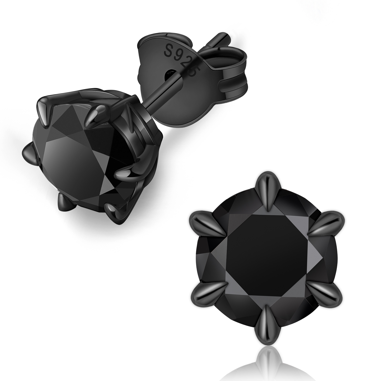 126P∞【フォロー割】モアサナイトピアス　保証カード　S925　プラチナコート 126P∞【フォロー割】モアサナイトピアス 保証カード S925 プラチナコート