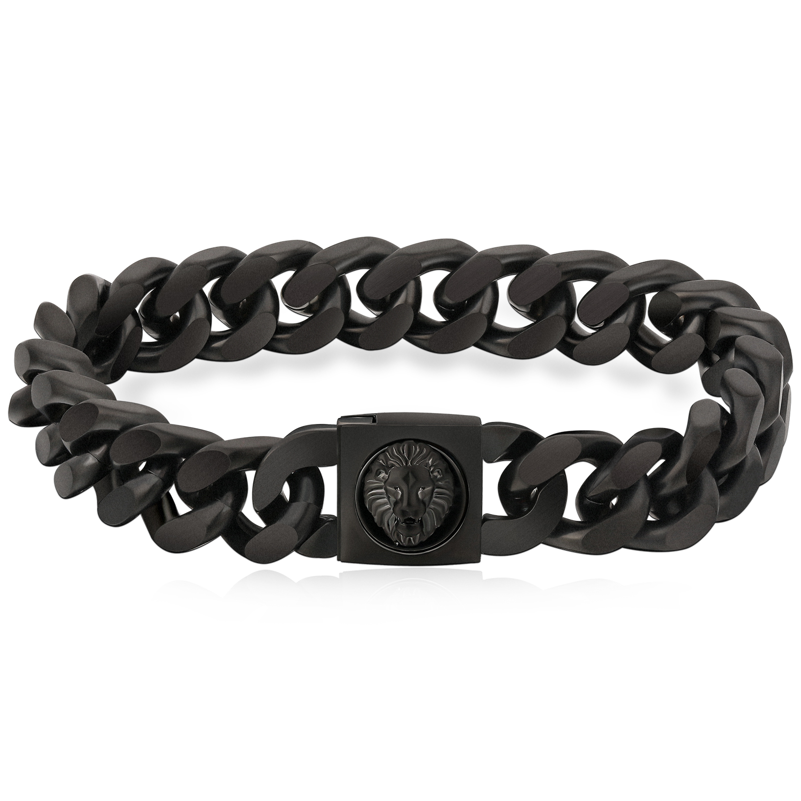 【NEW Lion Button Clasp】4面 喜平 ブレスレット 12mm KRKC